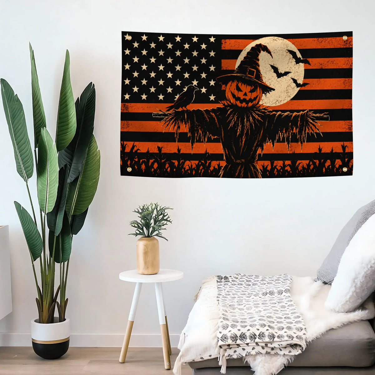 Scarecrow American Flag