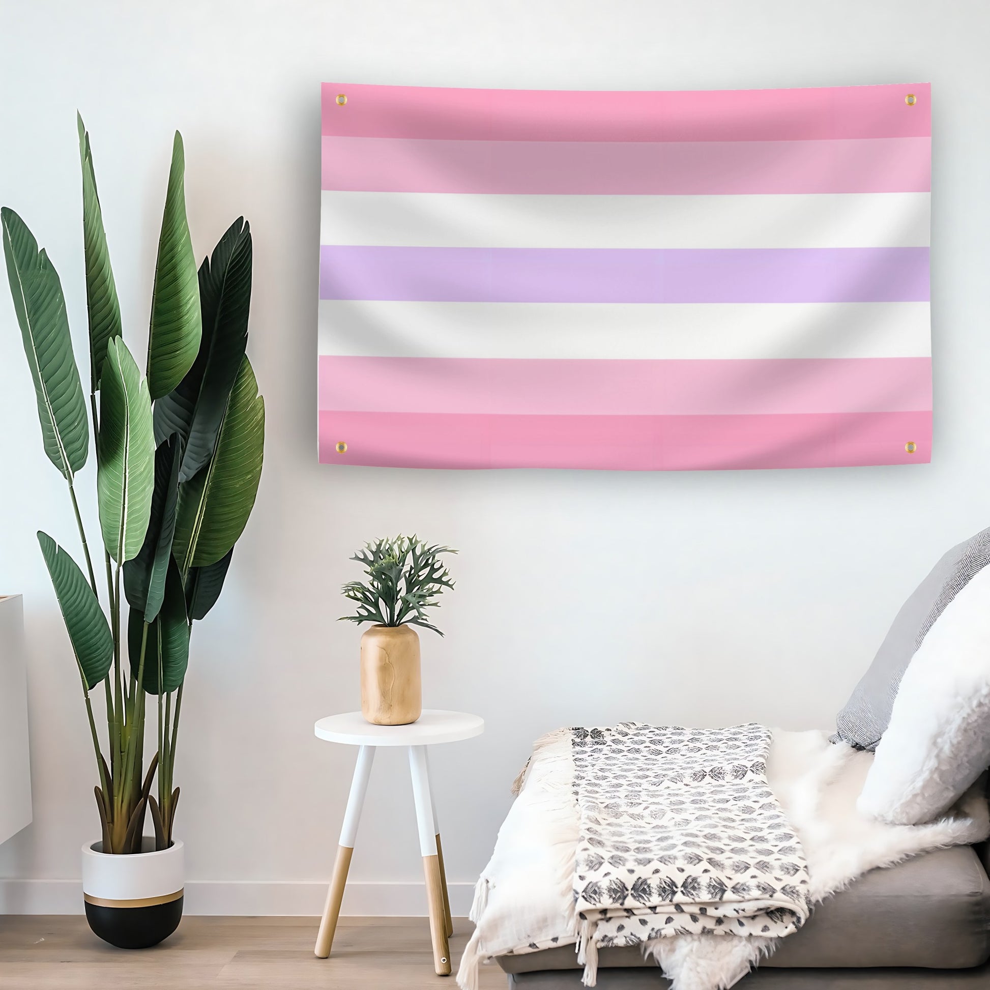 Pomosexual Pride flag as indoor wall art – versatile home décor | Bannerfi