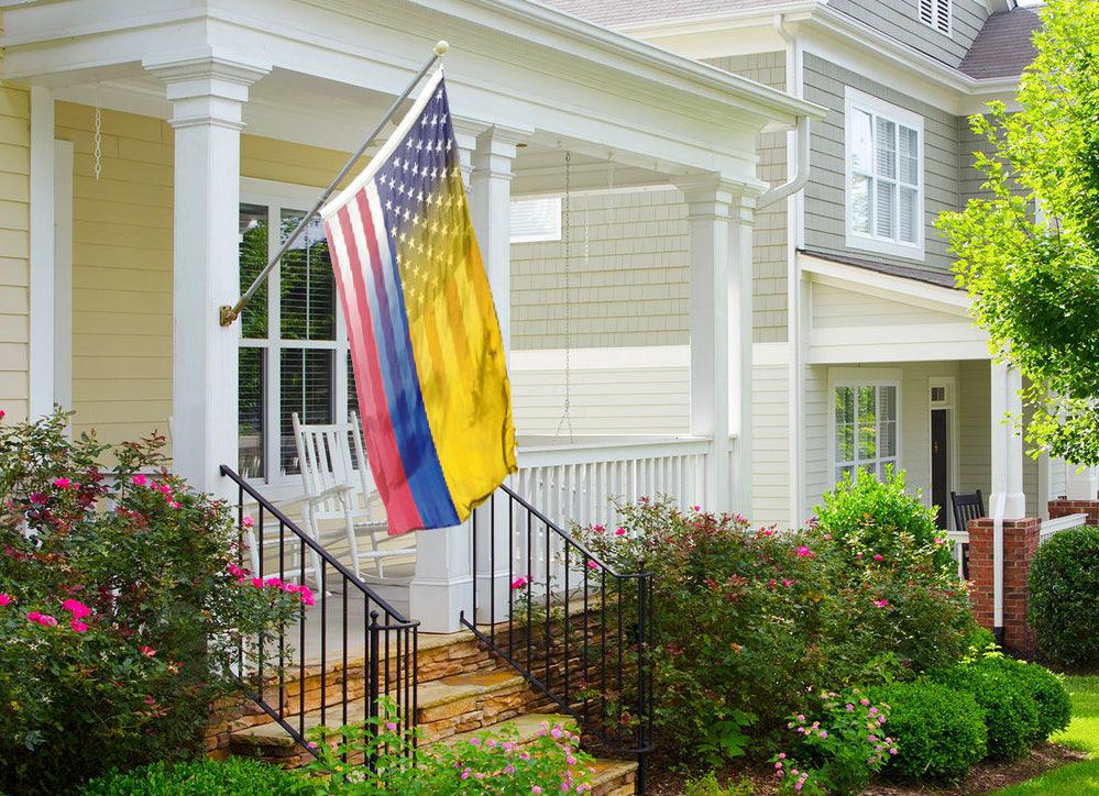 Colombian American Hybrid Flag - Bannerfi