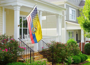 Ecuadorian American Hybrid Flag - Bannerfi