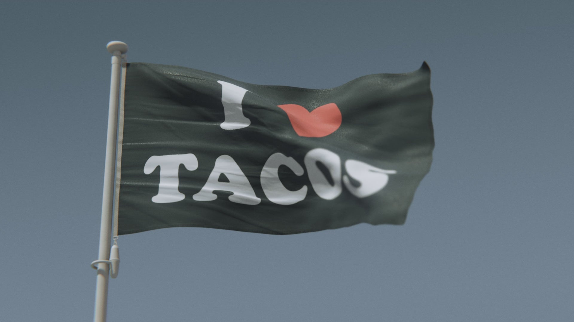 Load video: I Love Tacos Flag