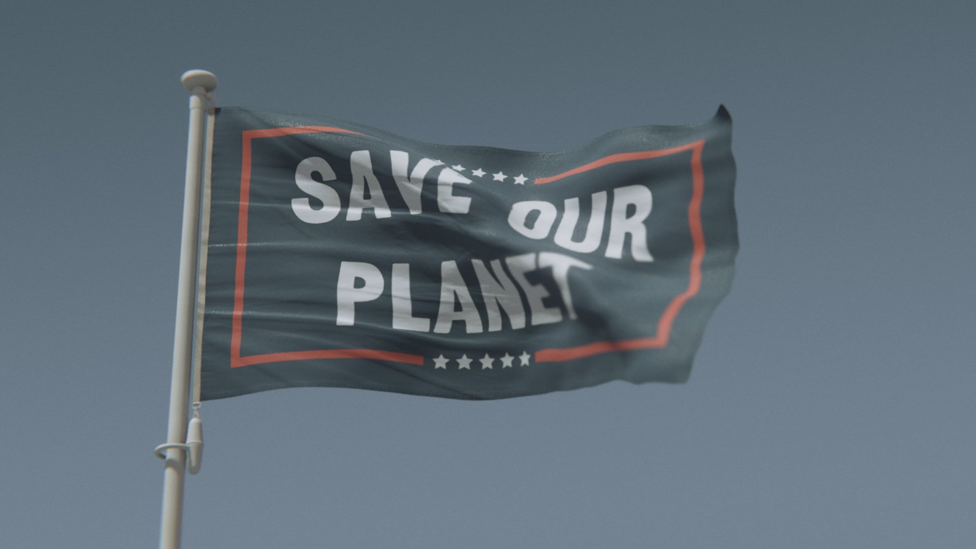 Load video: Save Our Planet Political Flag