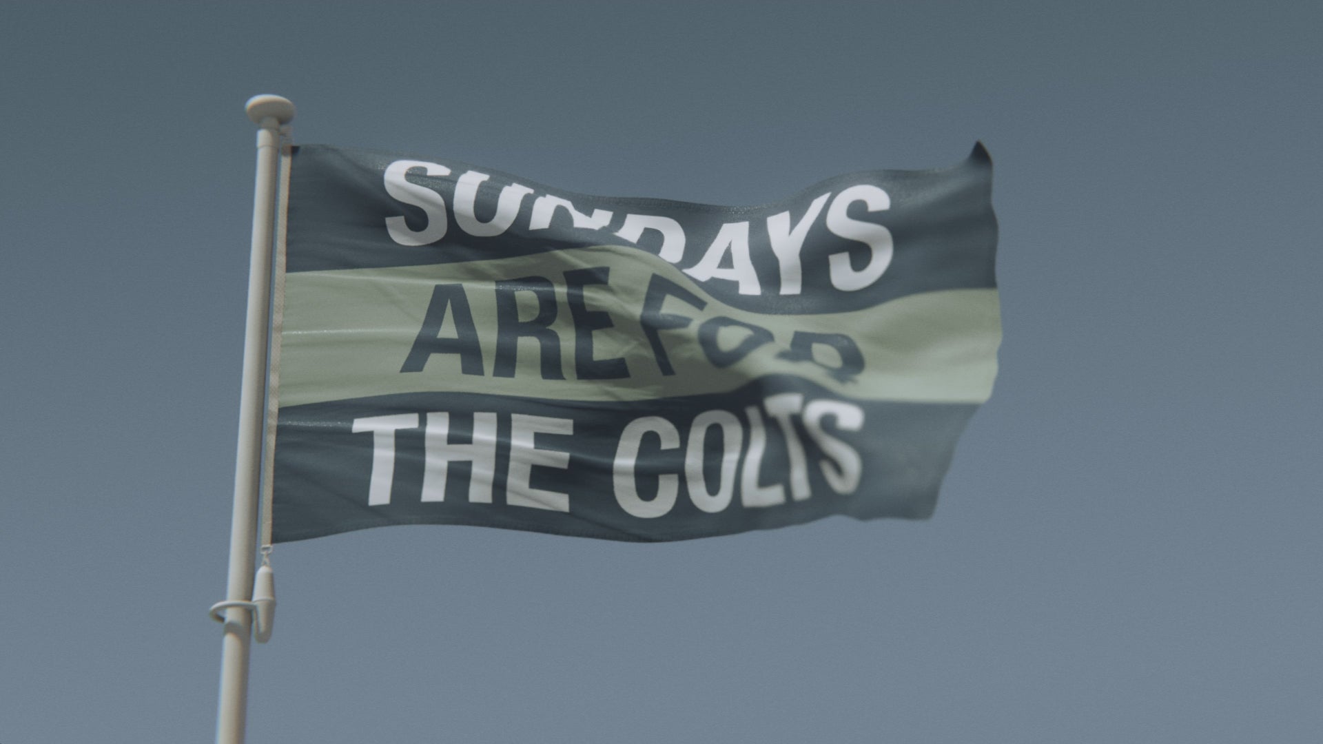 Load video: Sundays Are for the Colts Flag