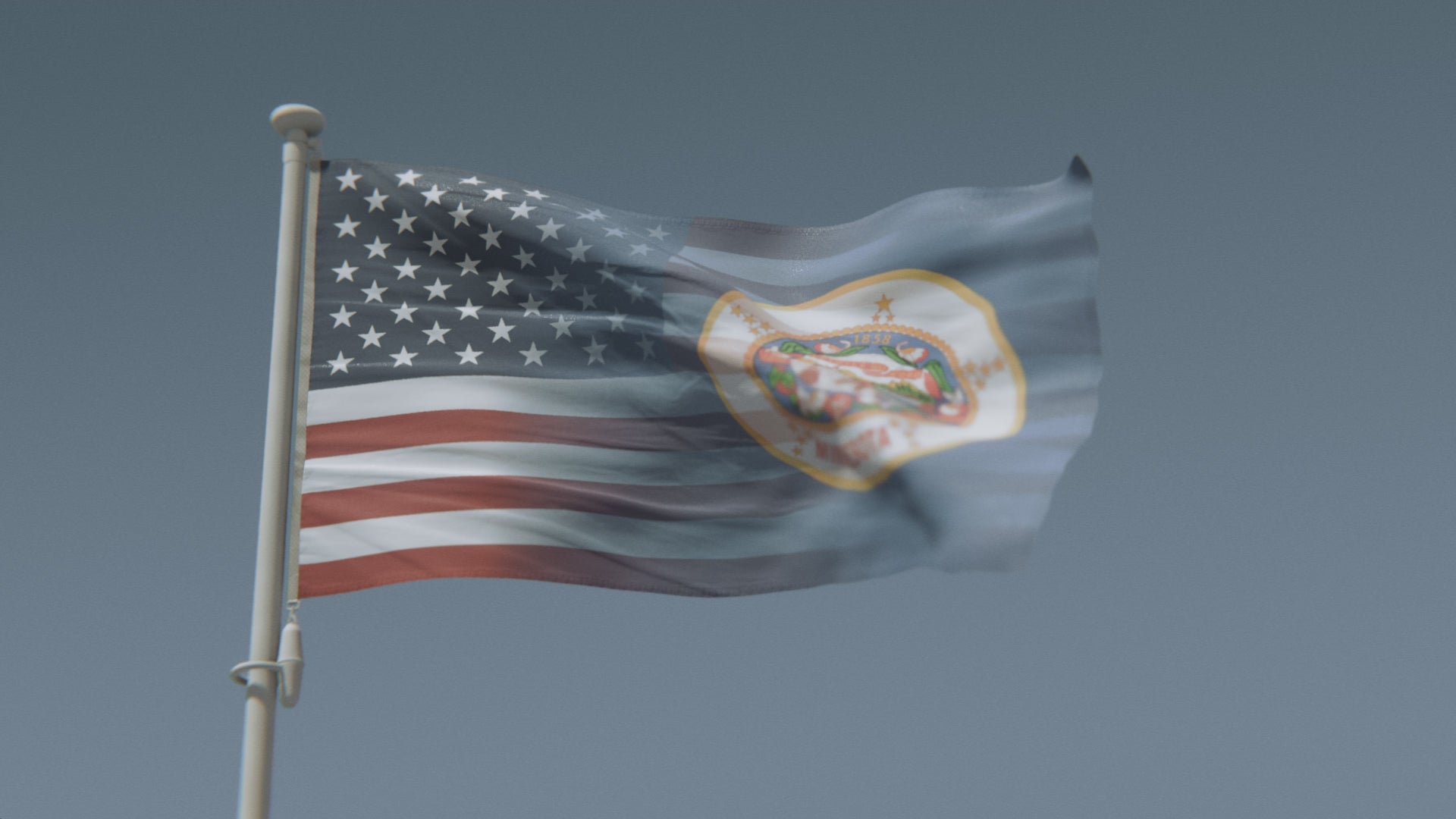 Charger la vidéo : Mélange Minnesota et drapeau américain