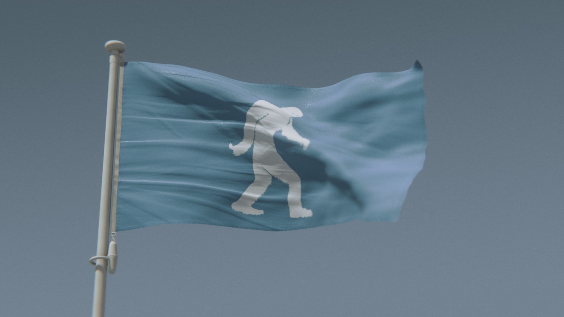 Charger la vidéo : Drapeau du Yéti (Bigfoot)