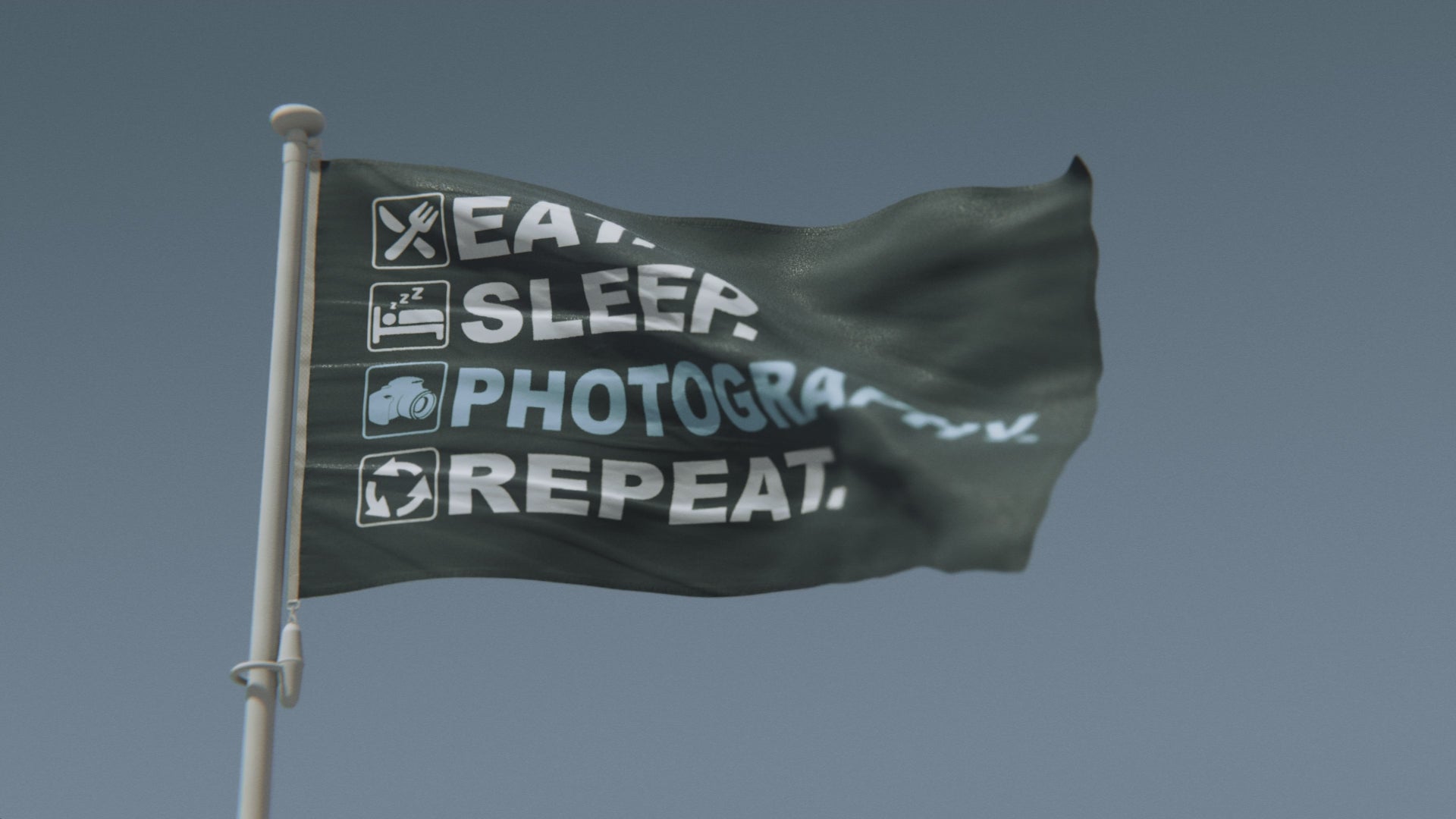 Load video: Eat Sleep Photography Repeat Flag