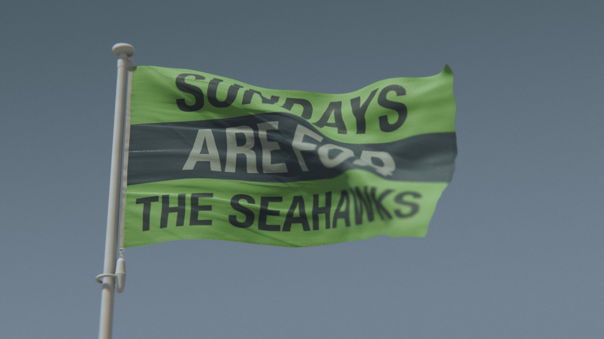 Load video: Sundays Are for the Seahawks Flag