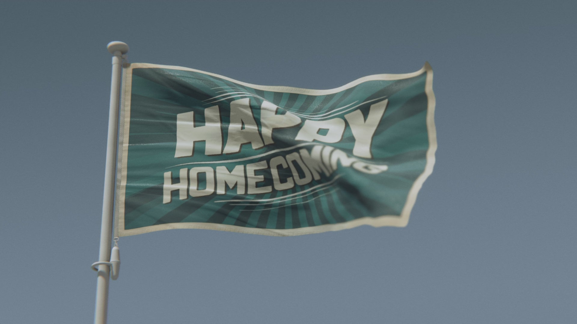 Cargar vídeo: Bandera de feliz regreso a casa