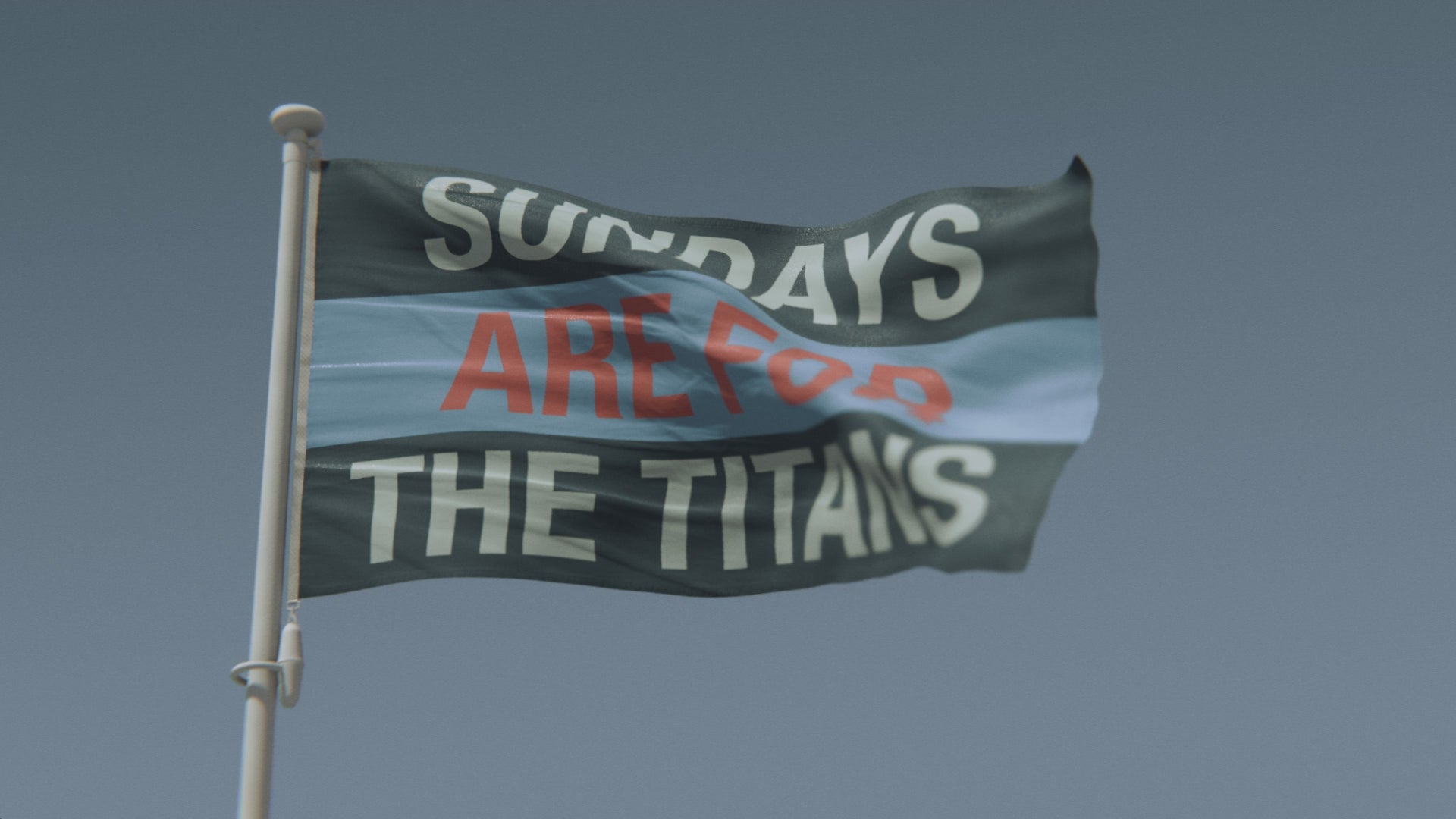 Load video: Sundays Are for the Titans Flag