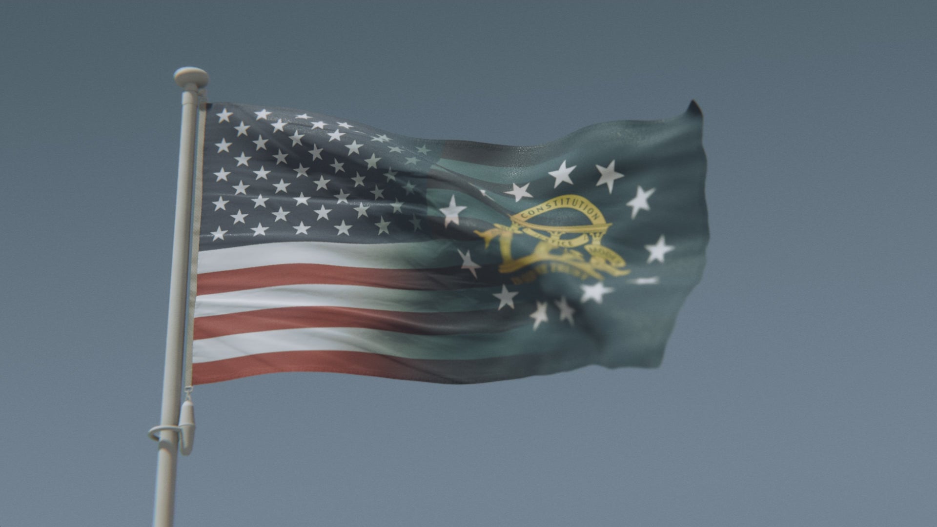 Load video: Georgia &amp; American Flag Blend