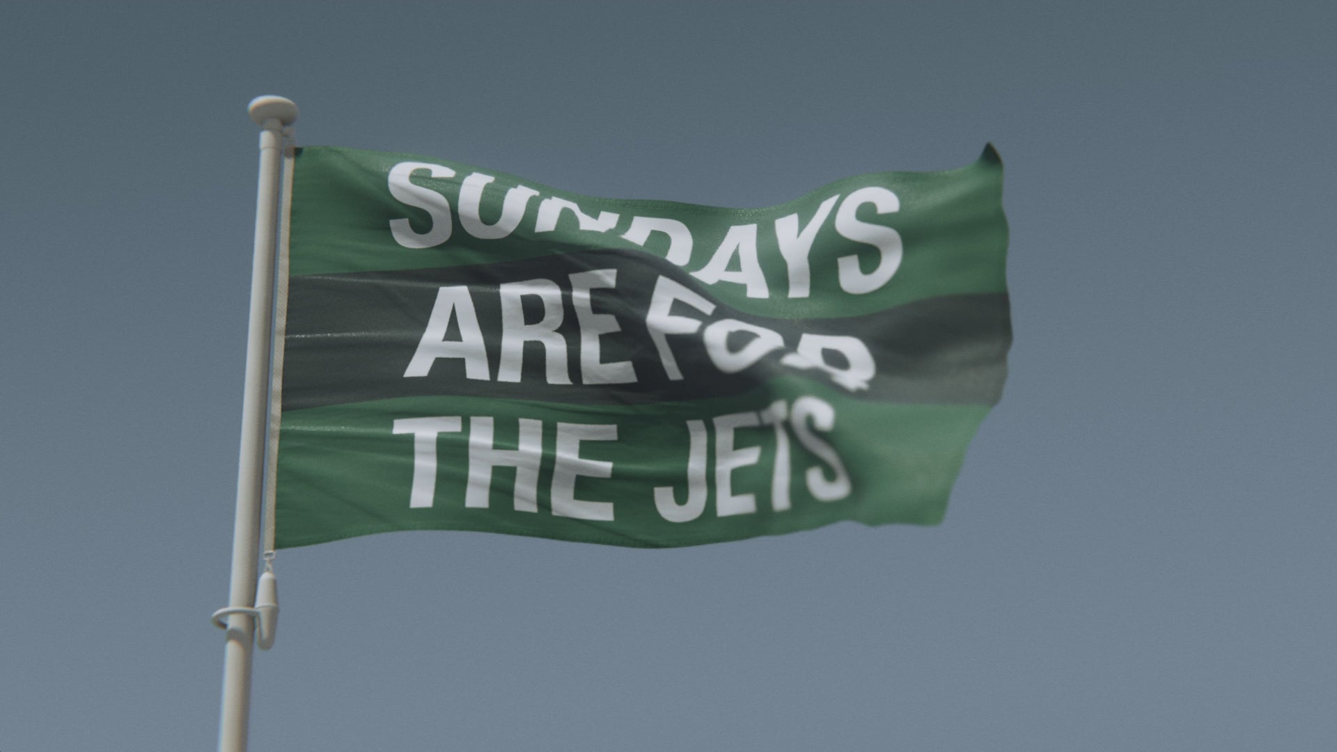 Load video: Sundays Are for the Jets Flag