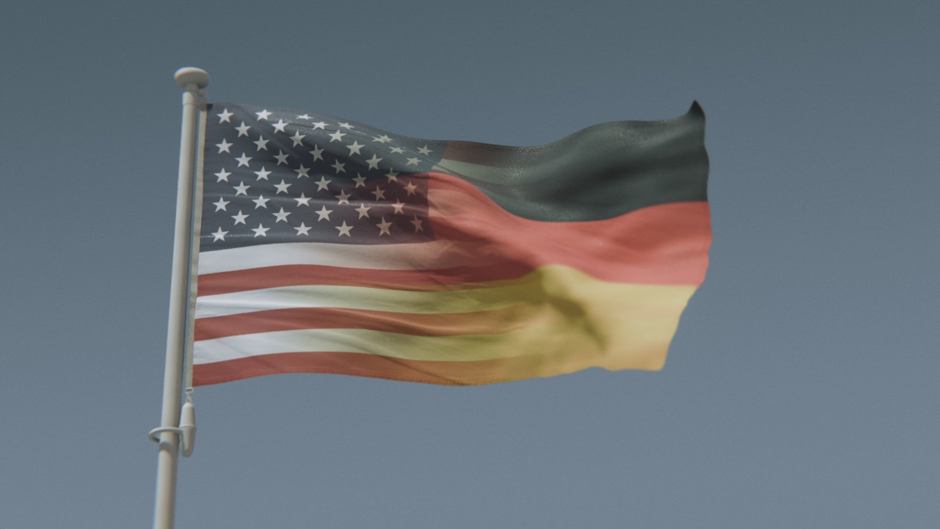 Cargar vídeo: Bandera híbrida germano-estadounidense