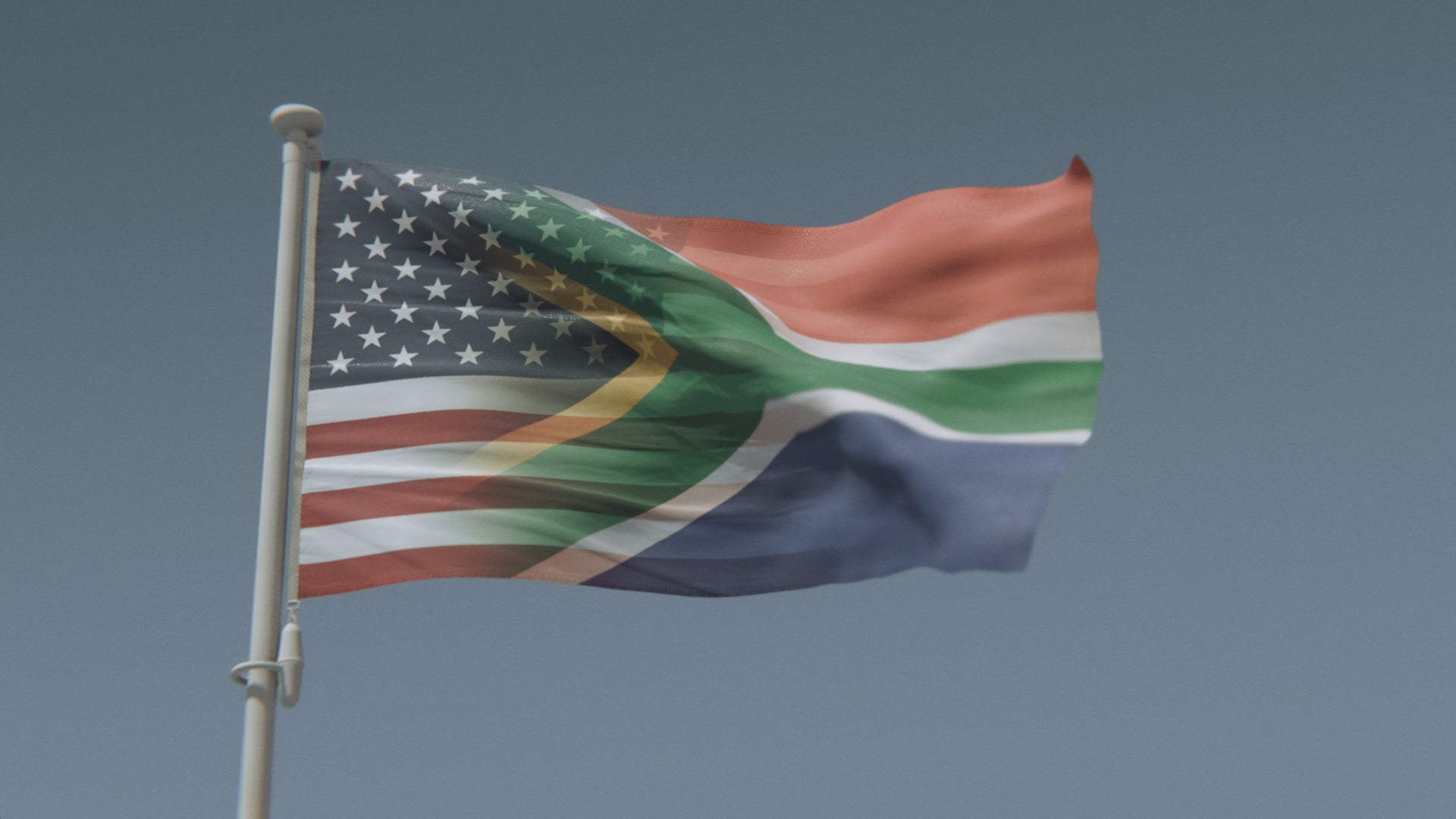 Load video: South African American Hybrid Flag