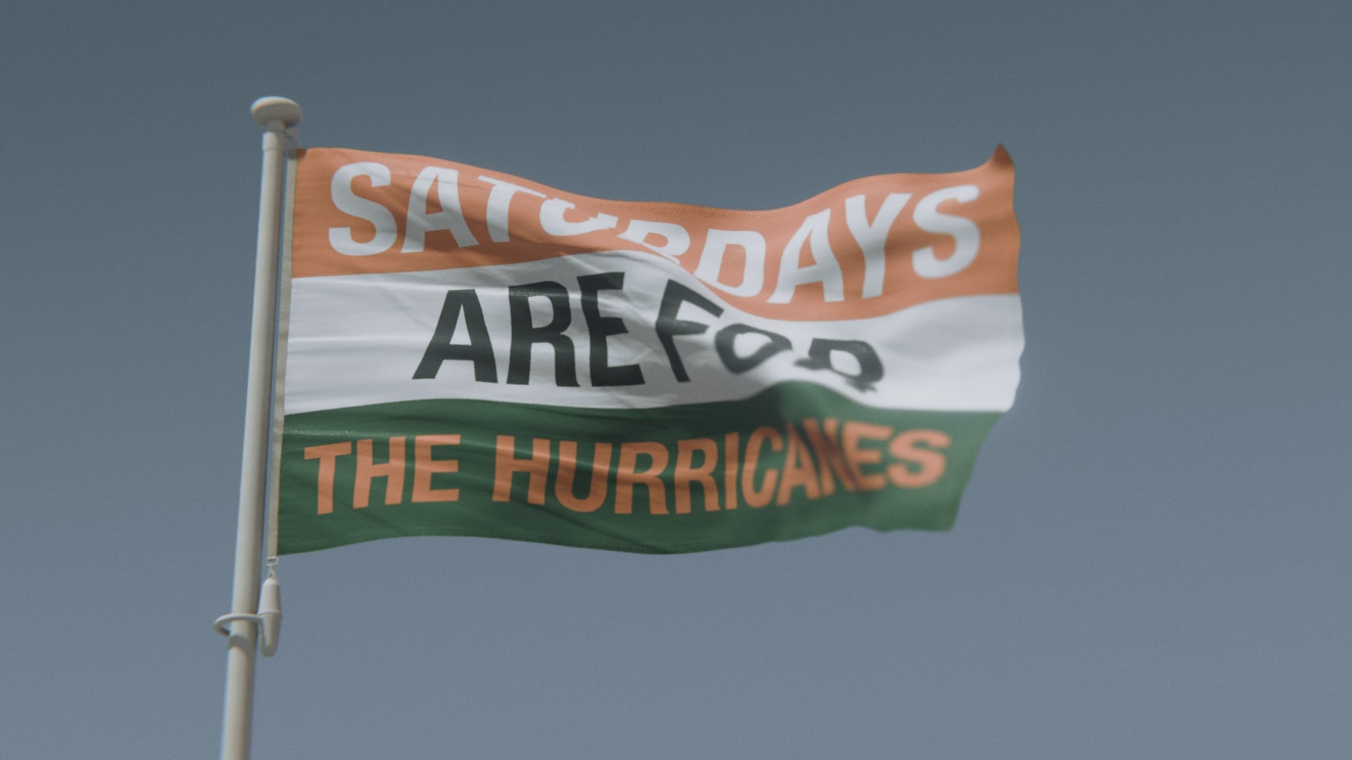 Load video: Saturdays Are for the Hurricanes Flag