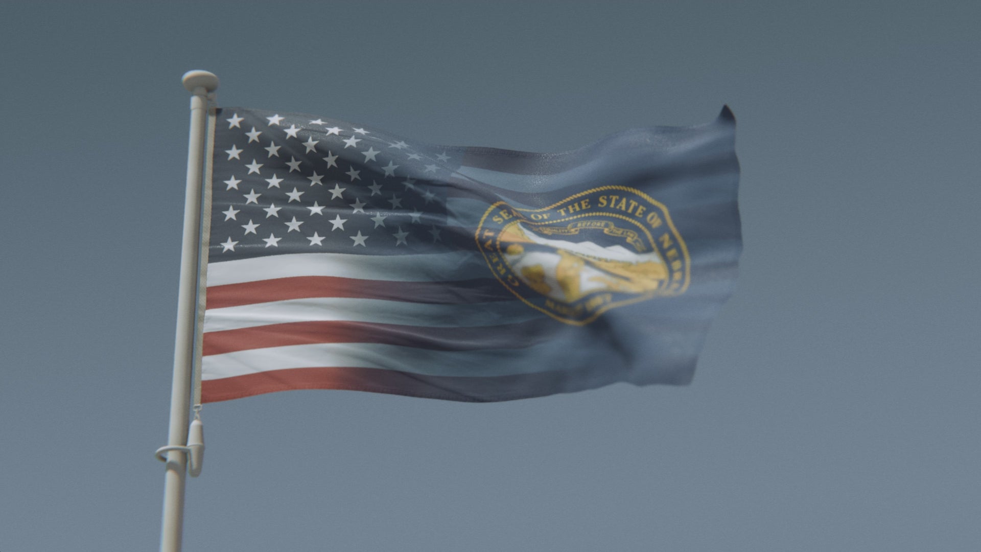 Charger la vidéo : Mélange Nebraska et drapeau américain