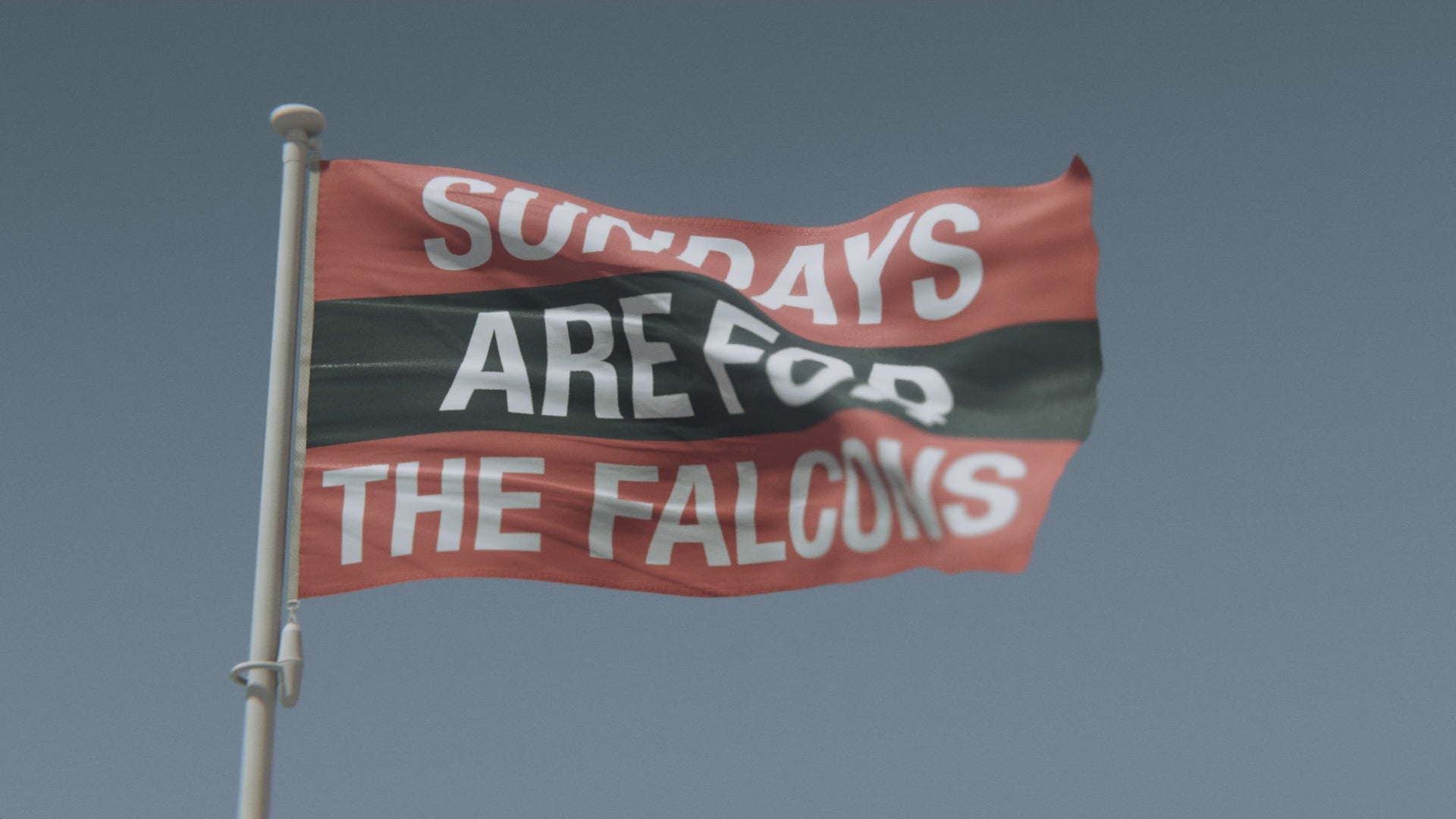 Load video: Sundays Are for the Falcons Flag