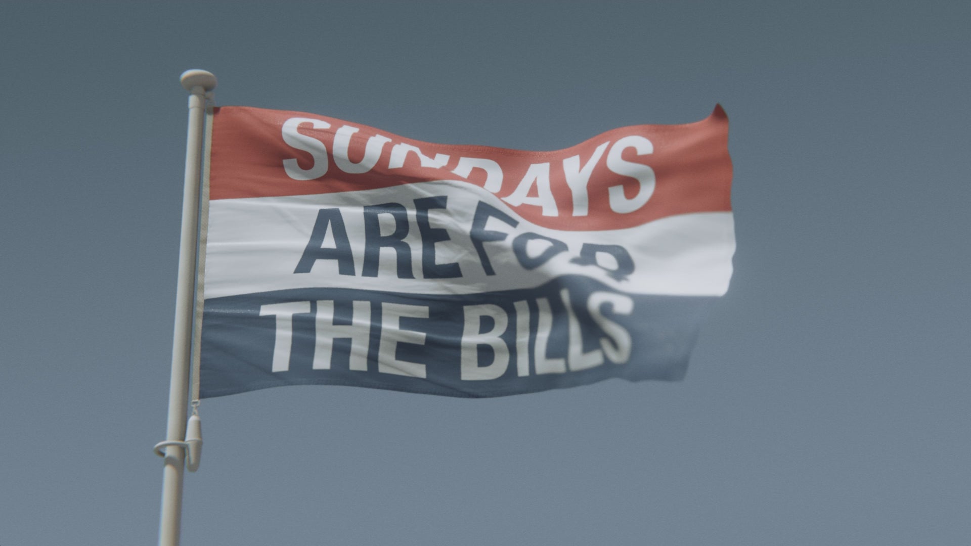 Load video: Sundays Are for the Bills Flag