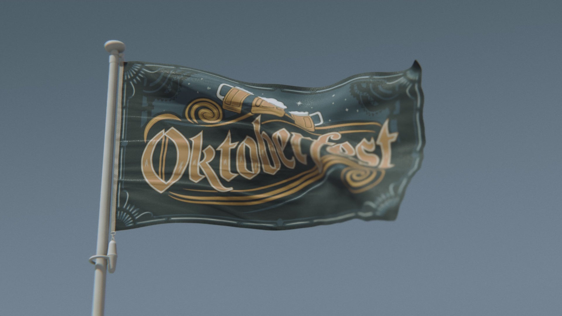 Load video: Oktoberfest Flag
