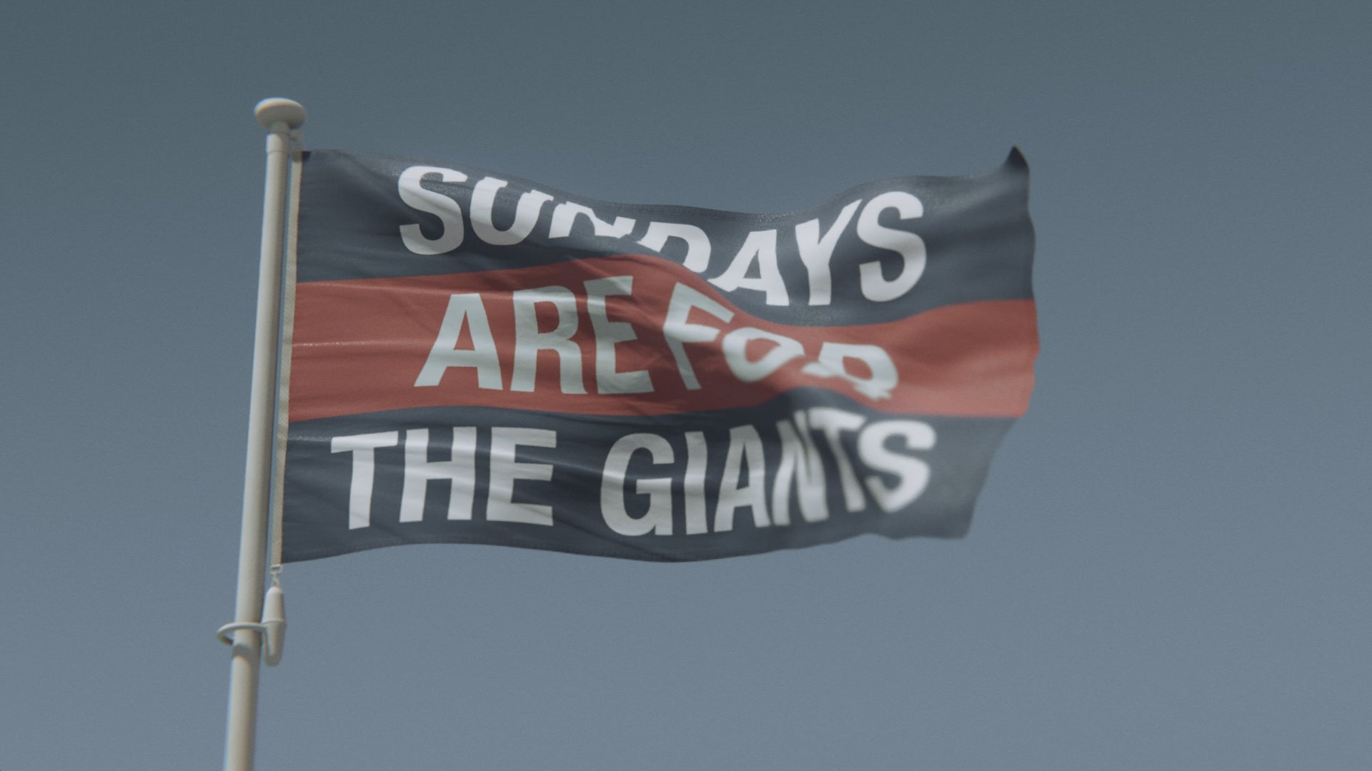 Load video: Sundays Are for the Giants Flag