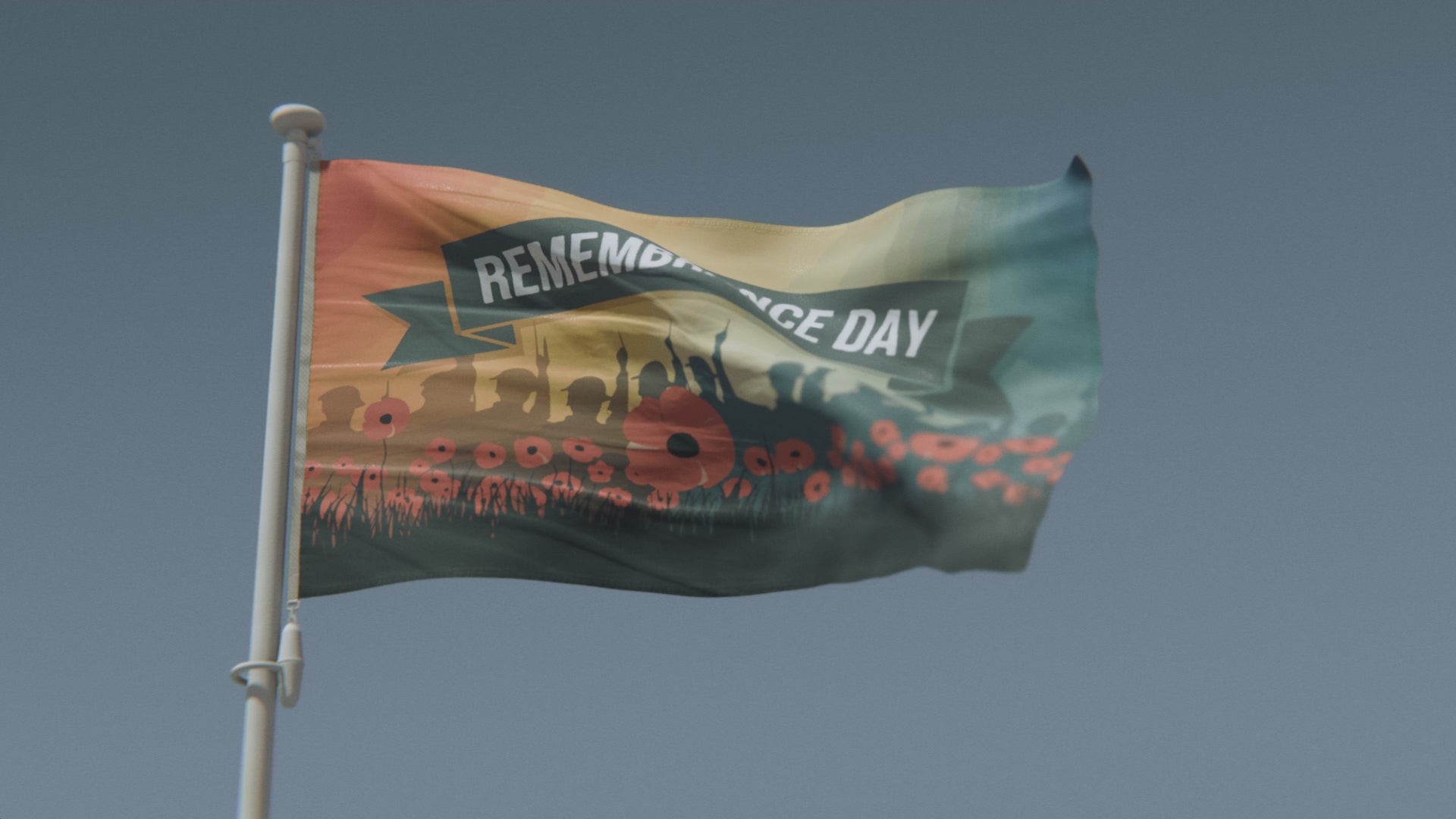 Cargar vídeo: Bandera del Día del Recuerdo