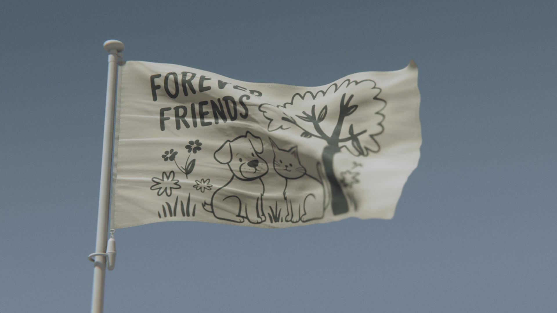 Load video: Forever Friends Flag