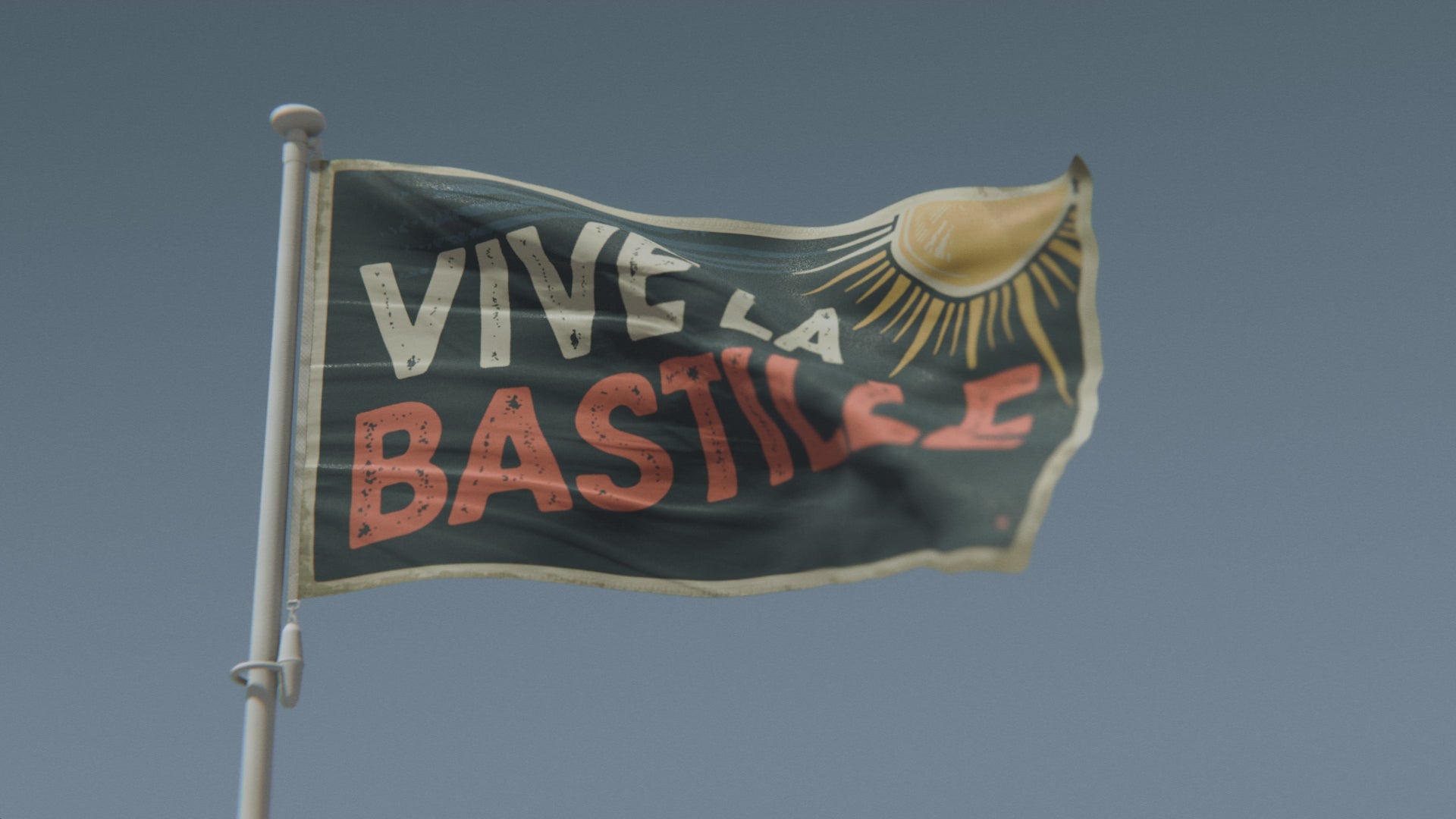 Cargar vídeo: Bandera de Vive La Bastille