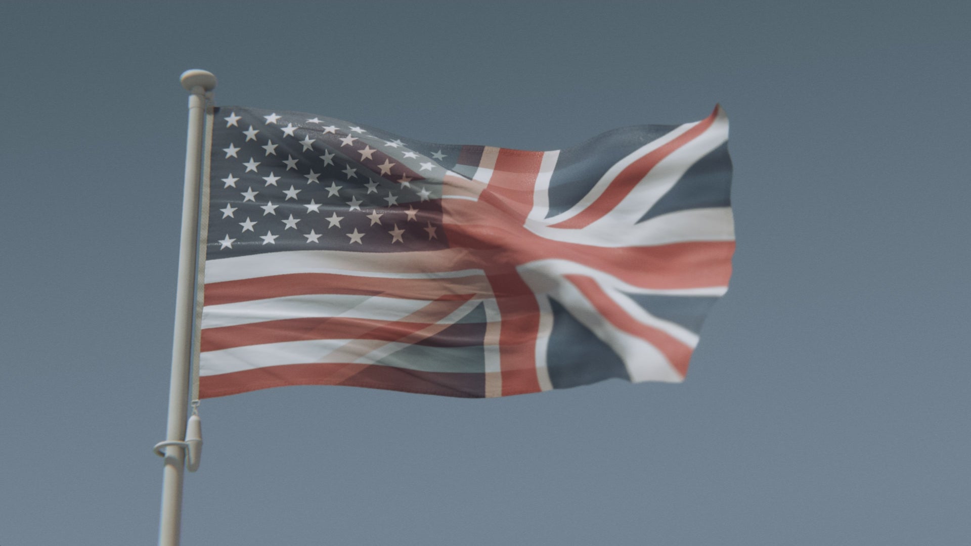 Load video: British American Hybrid Flag