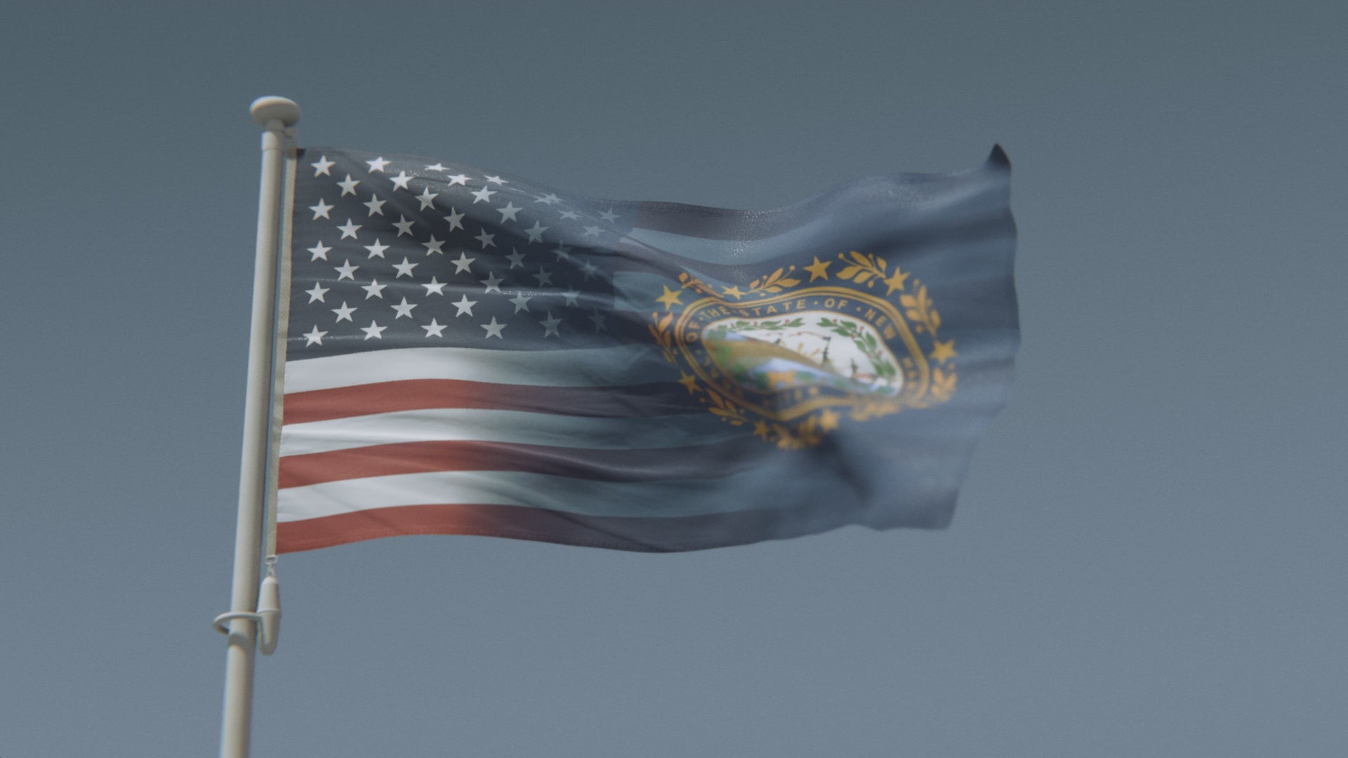 Load video: New Hampshire &amp; American Flag Blend