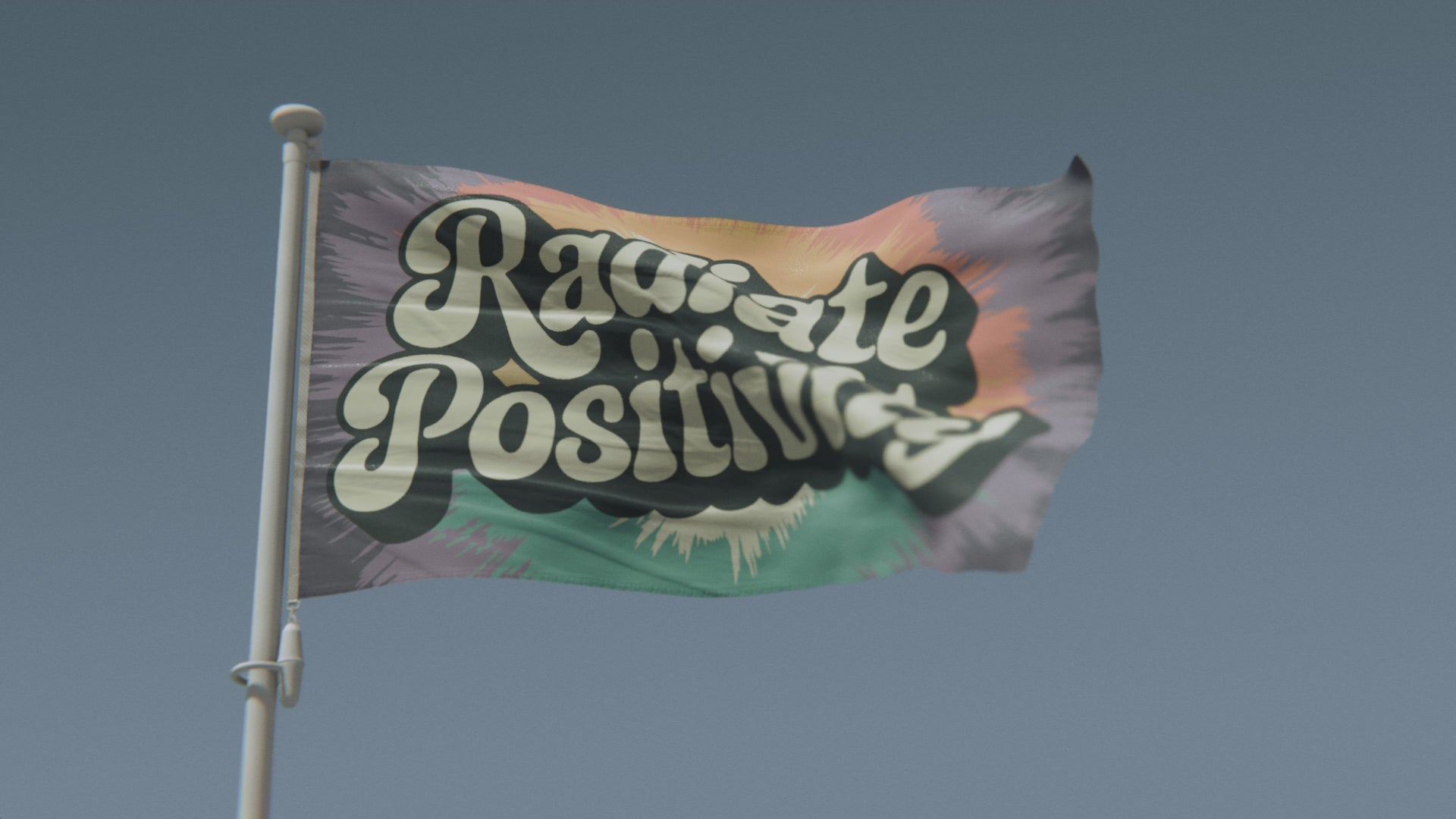 Cargar vídeo: Bandera de irradiar positividad