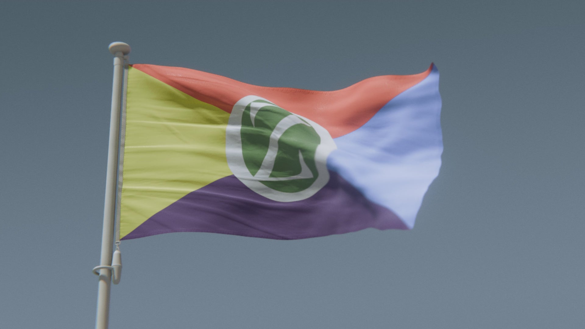 Charger la vidéo : Drapeau du pays d&#39;Oz