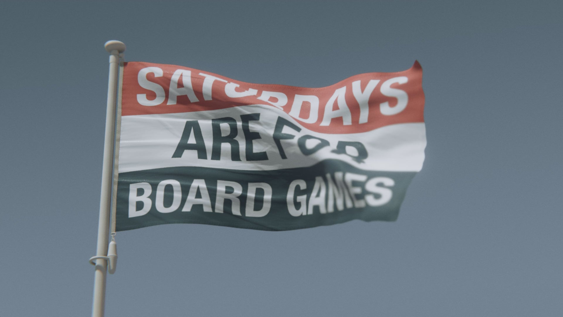 Load video: Saturdays Are for Board Games Flag