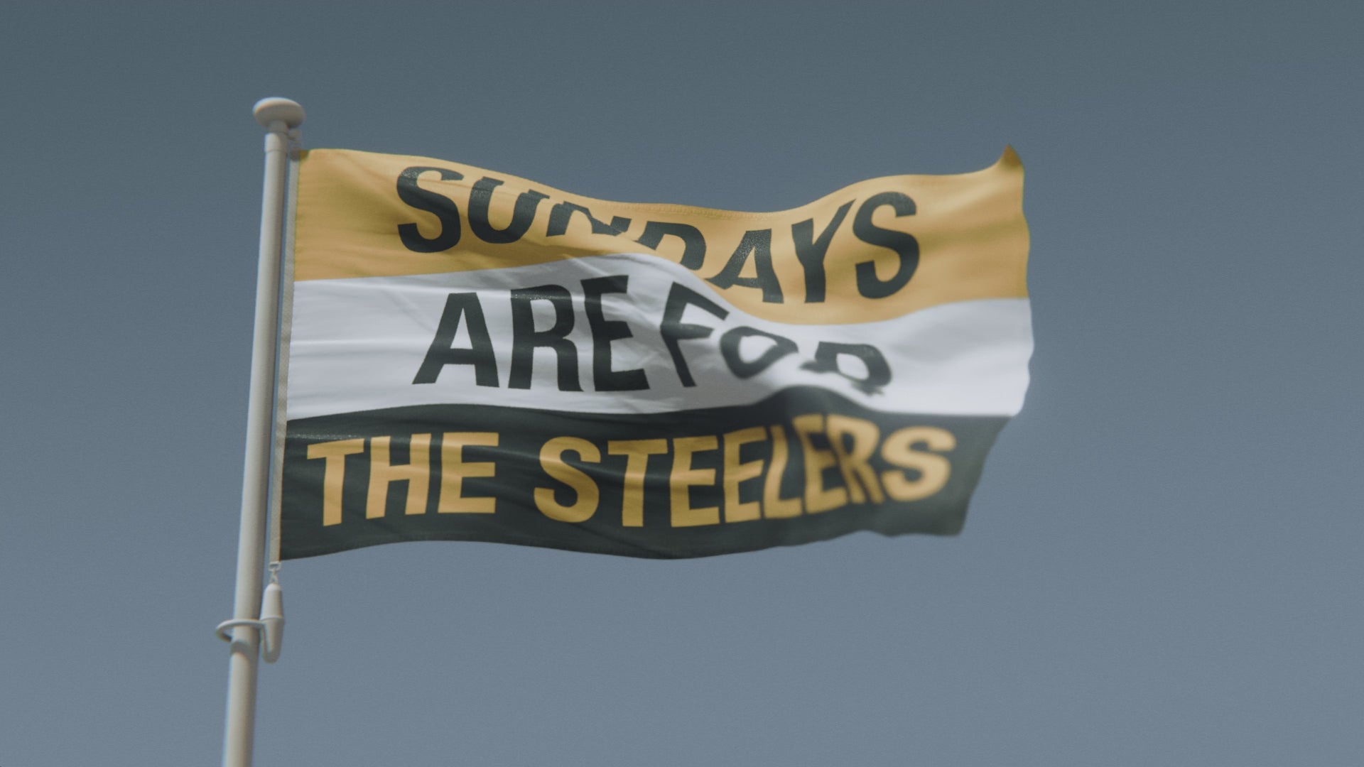 Load video: Sundays Are for the Steelers Flag