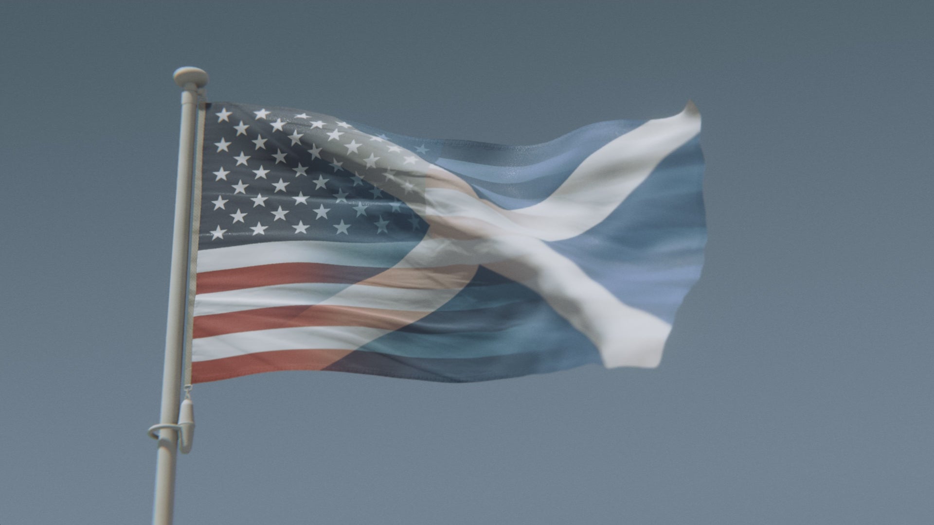Load video: Scottish American Hybrid Flag
