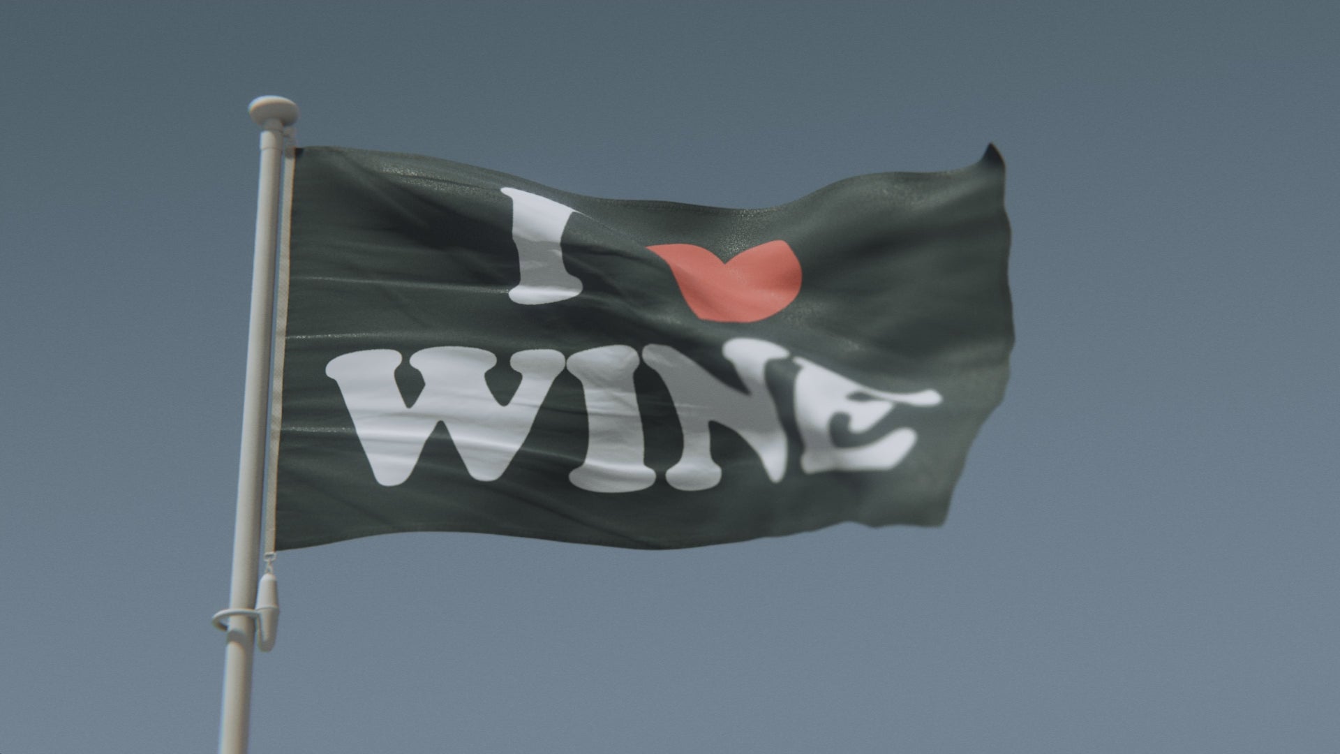 Load video: I Love Wine Flag