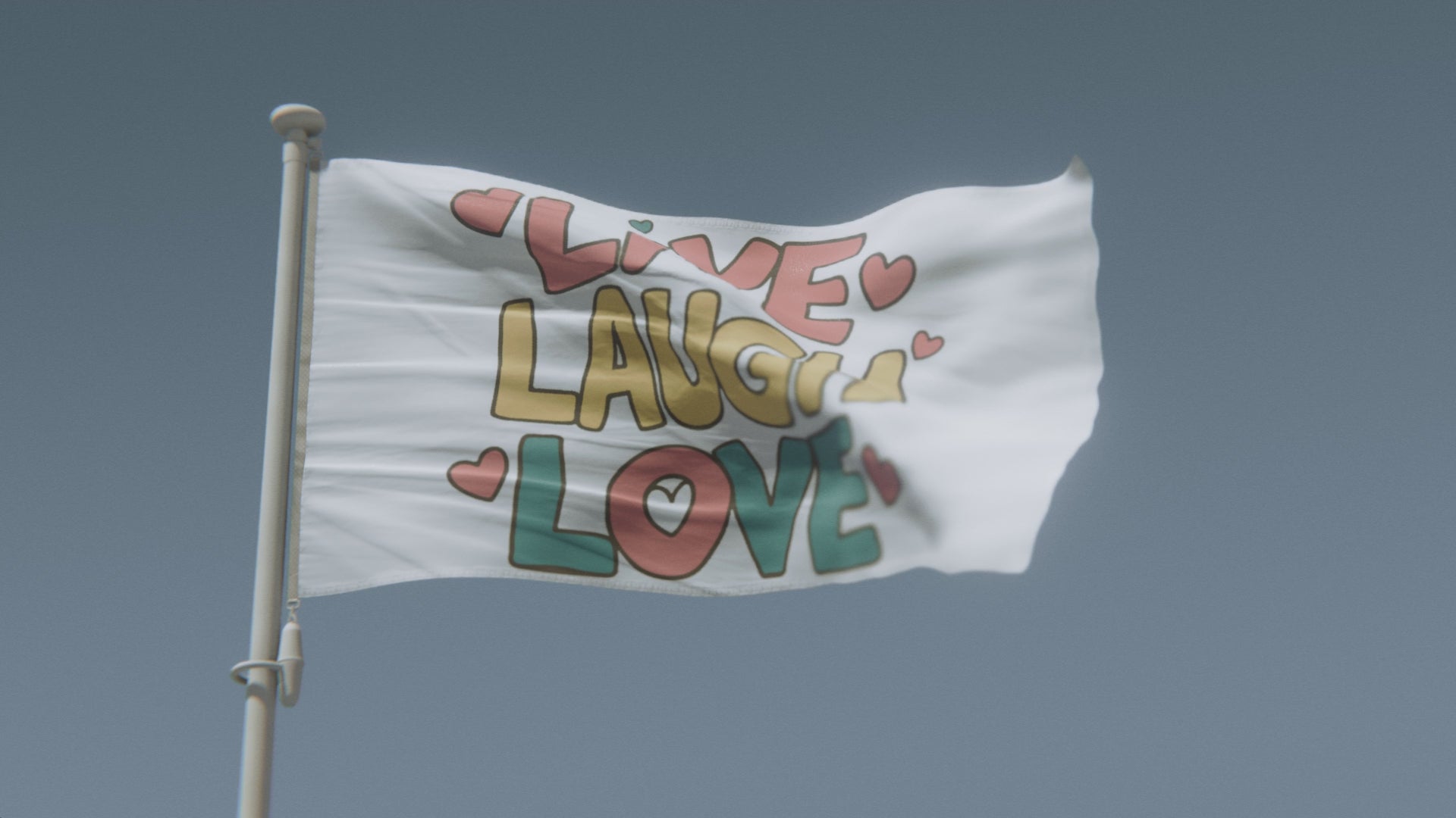 Cargar vídeo: Bandera de vivir, reír, amar