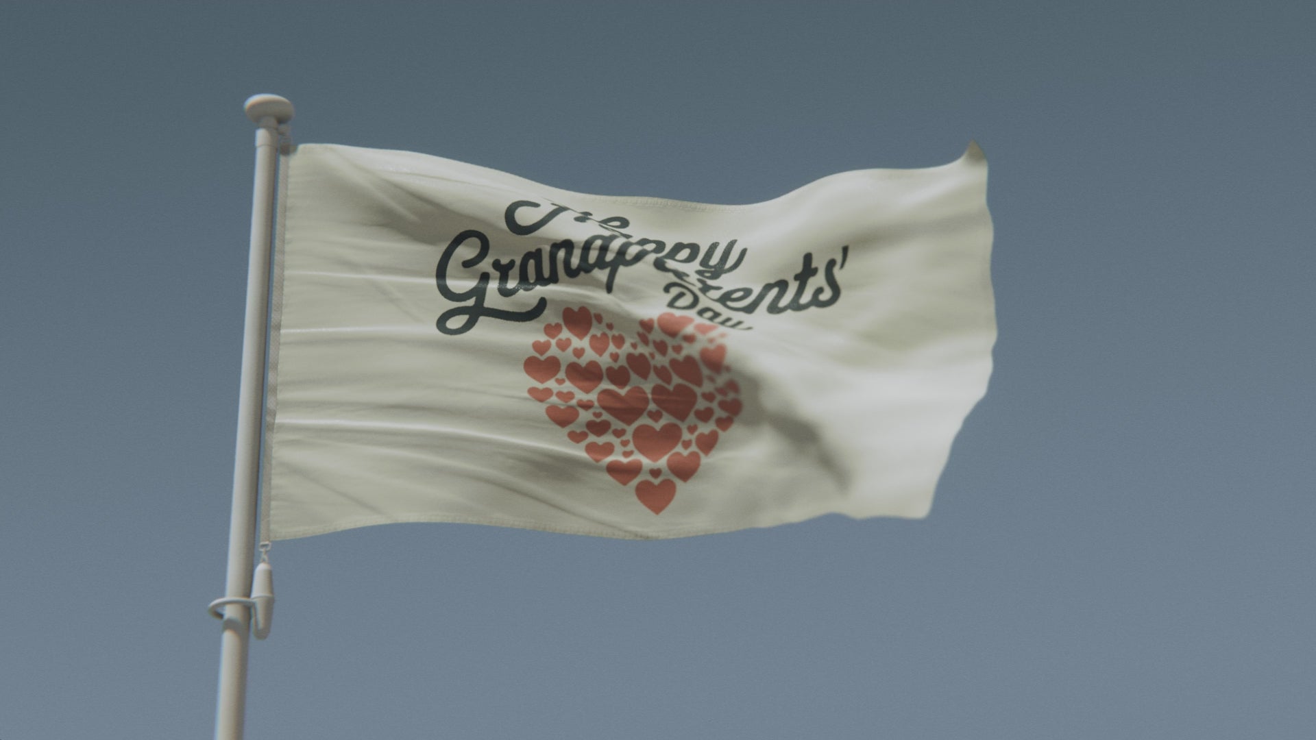 Load video: Happy Grandparents&#39; Day Flag