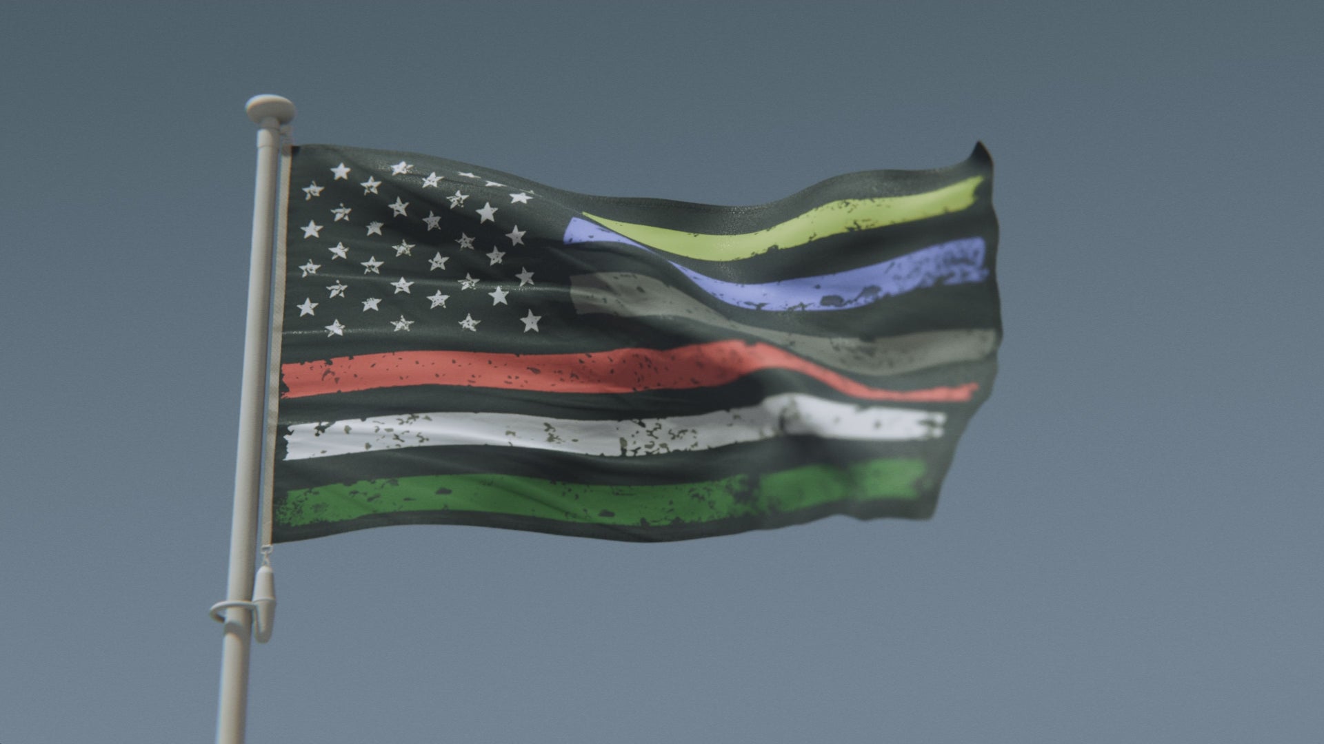 Load video: First Responders American Flag