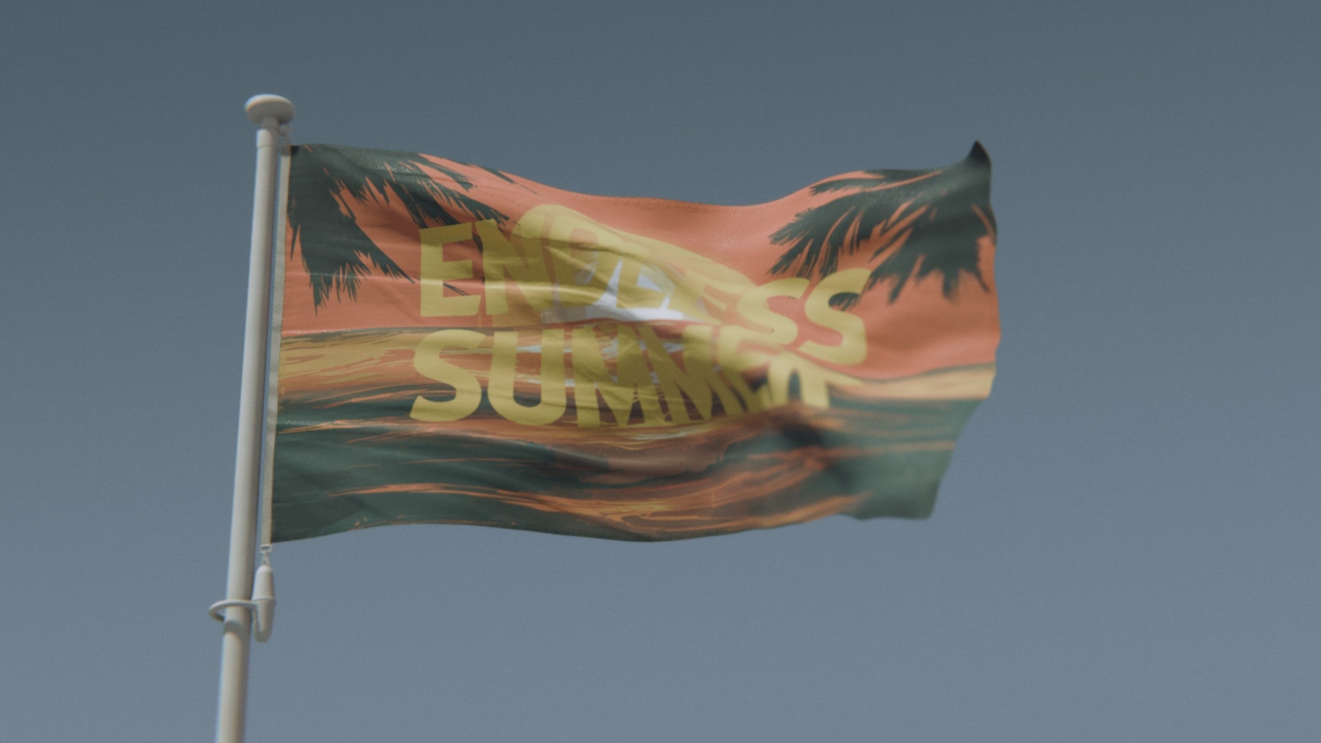 Load video: Endless Summer Sunset Flag