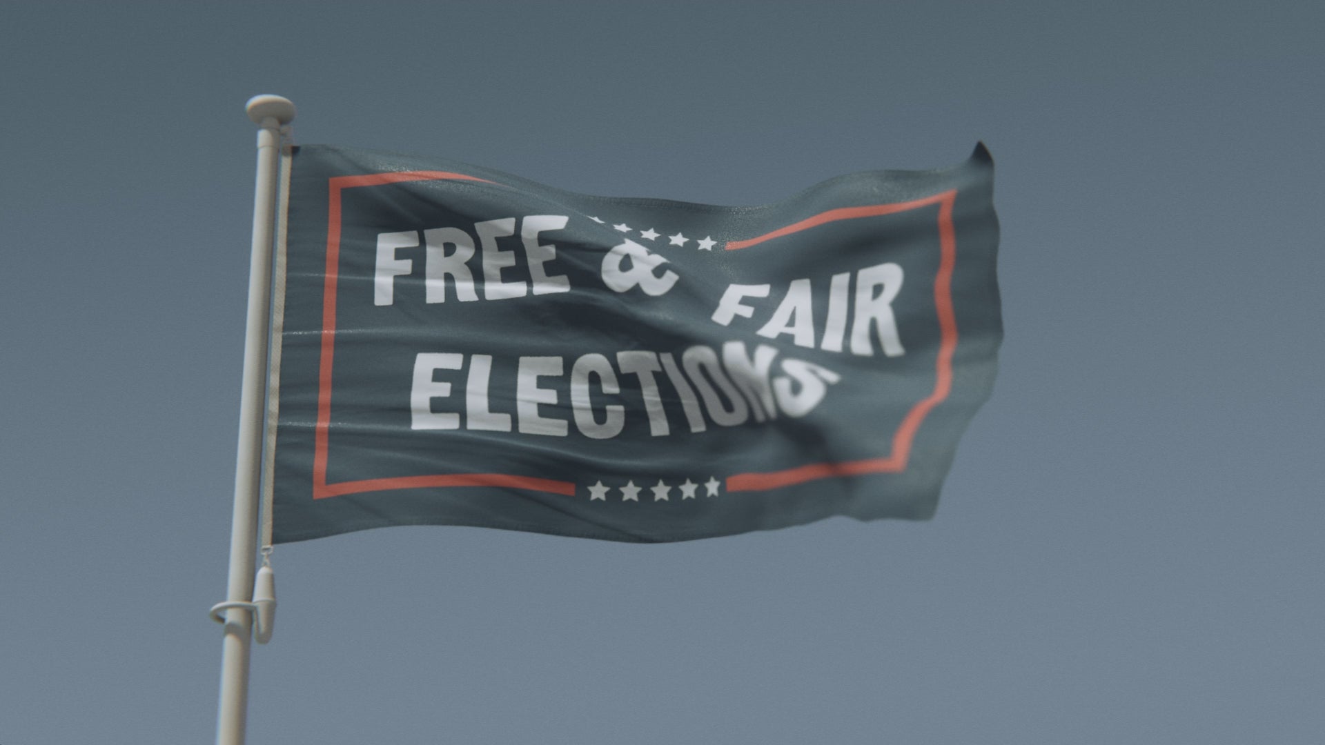 Load video: Free And Fair Elections Political Flag