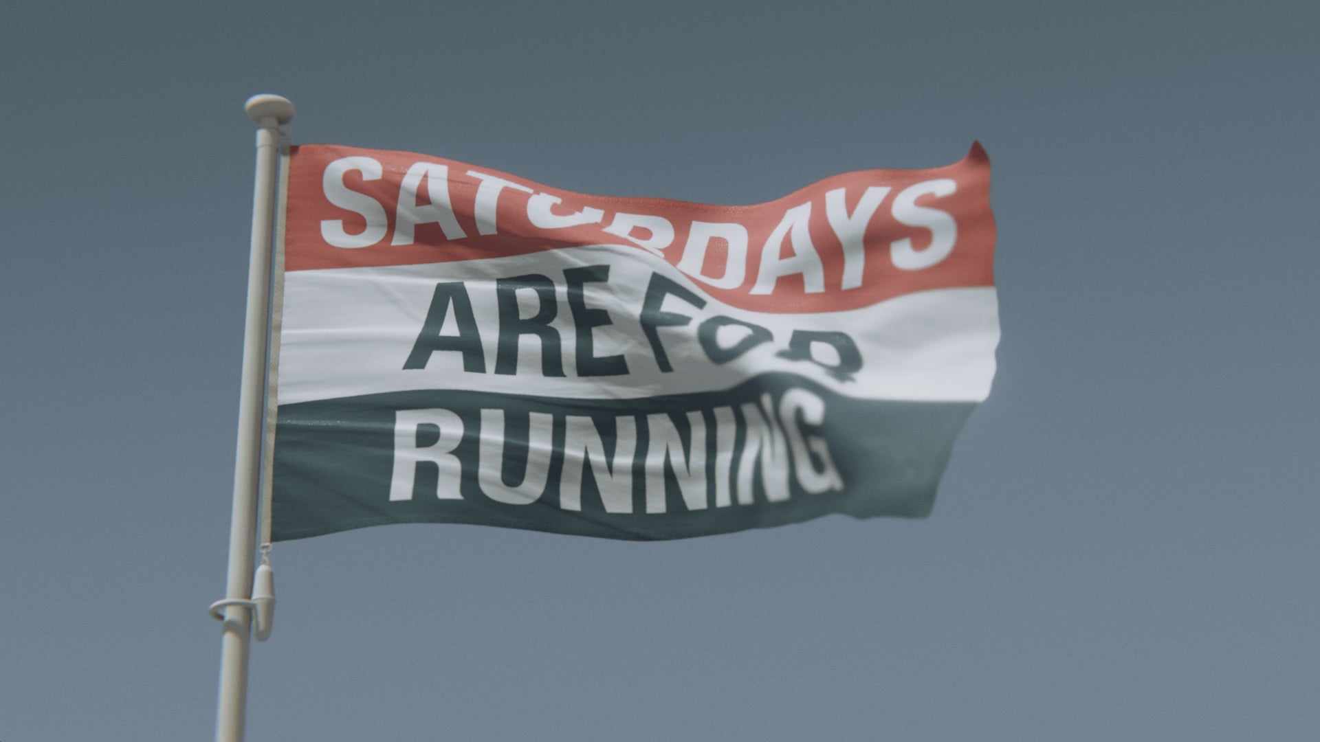 Load video: Saturdays Are for Running Flag