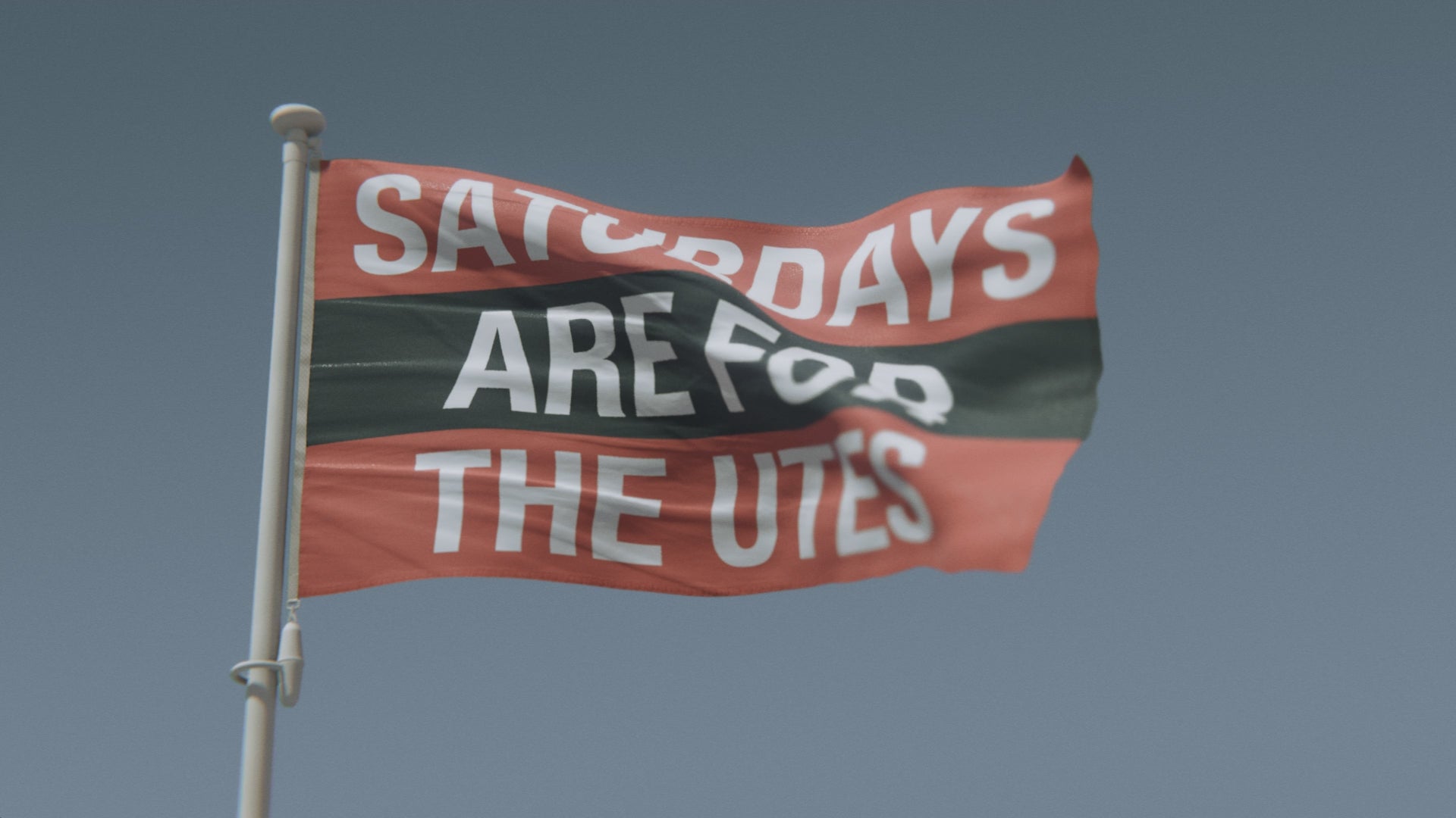Load video: Saturdays Are for the Utes Flag