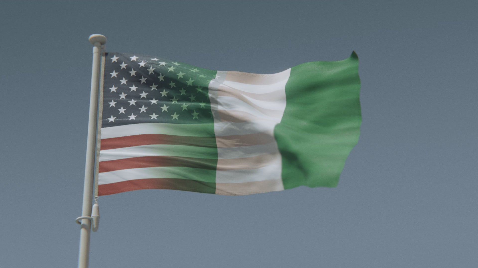 Load video: Nigerian American Hybrid Flag