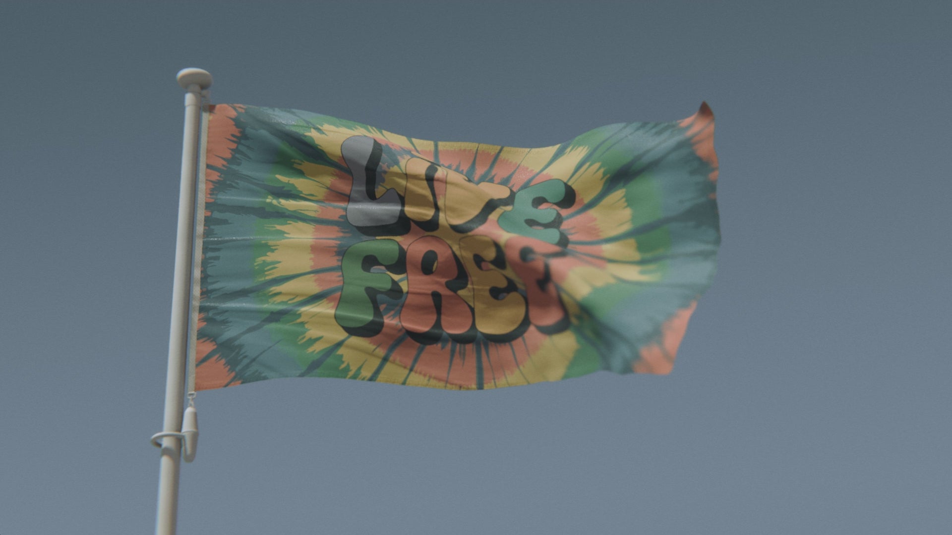 Load video: Live Free Flag