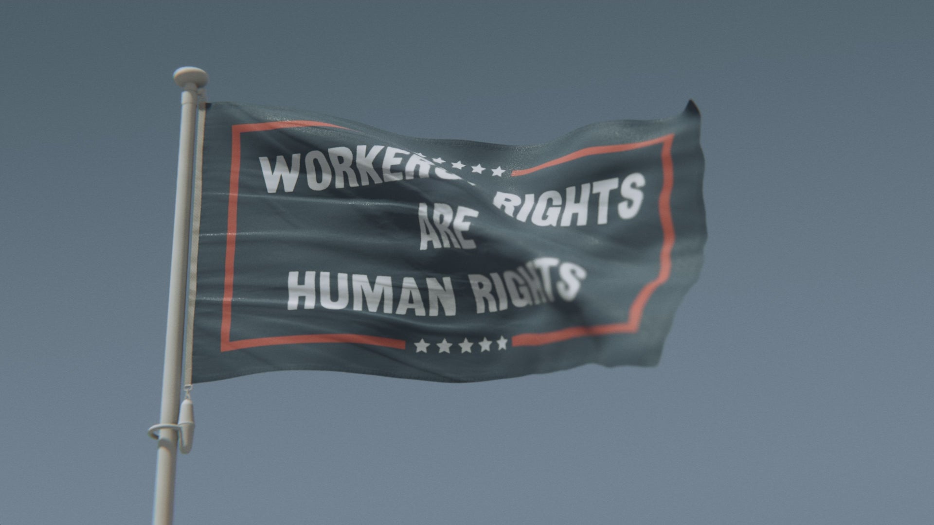 Charger la vidéo : Les droits des travailleurs sont un drapeau politique des droits de l'homme