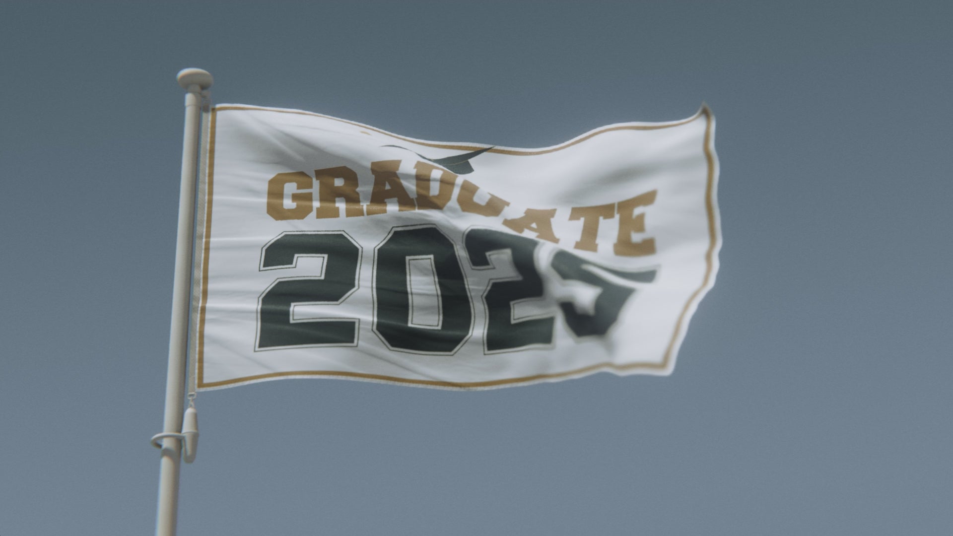 Load video: Graduate 2025 Flag