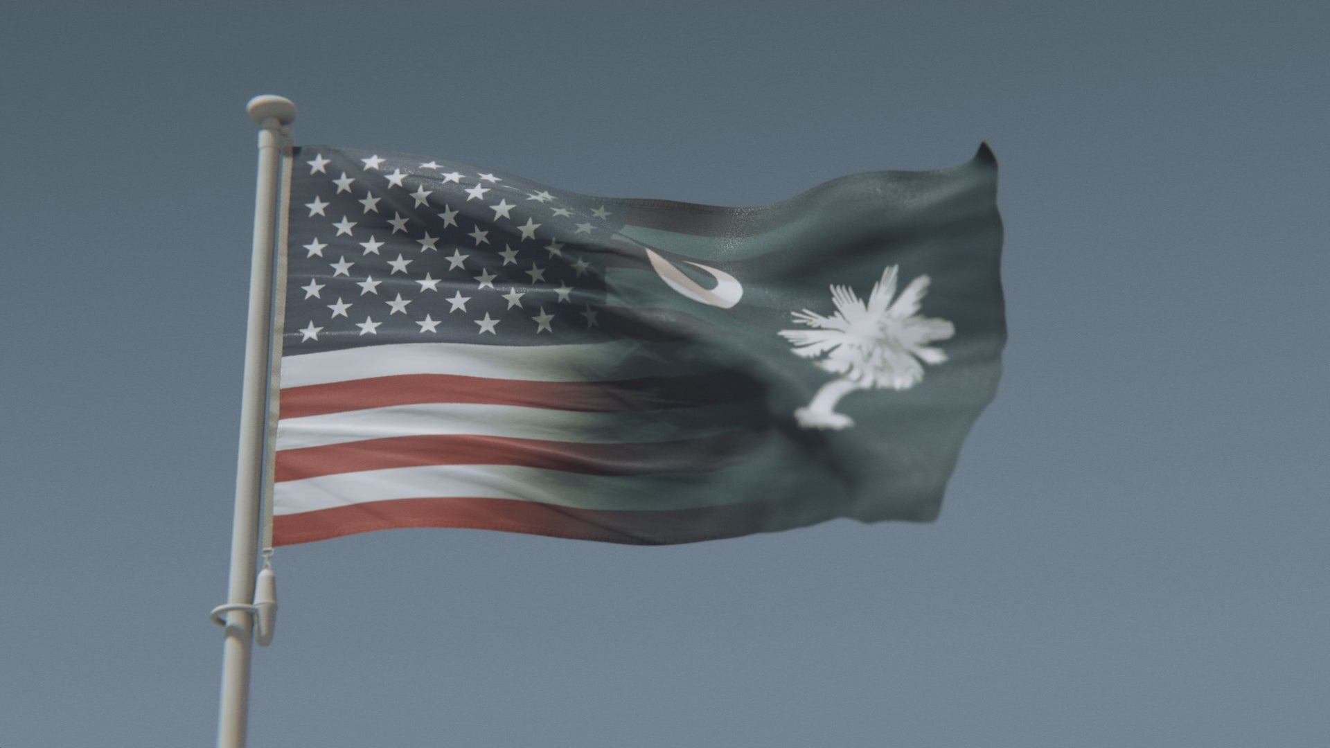 Charger la vidéo : Mélange de Caroline du Sud et de drapeau américain