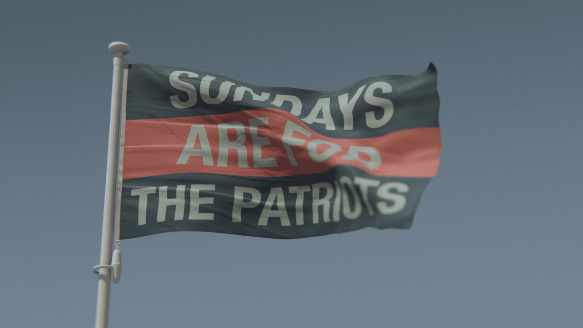 Load video: Sundays Are for the Patriots Flag