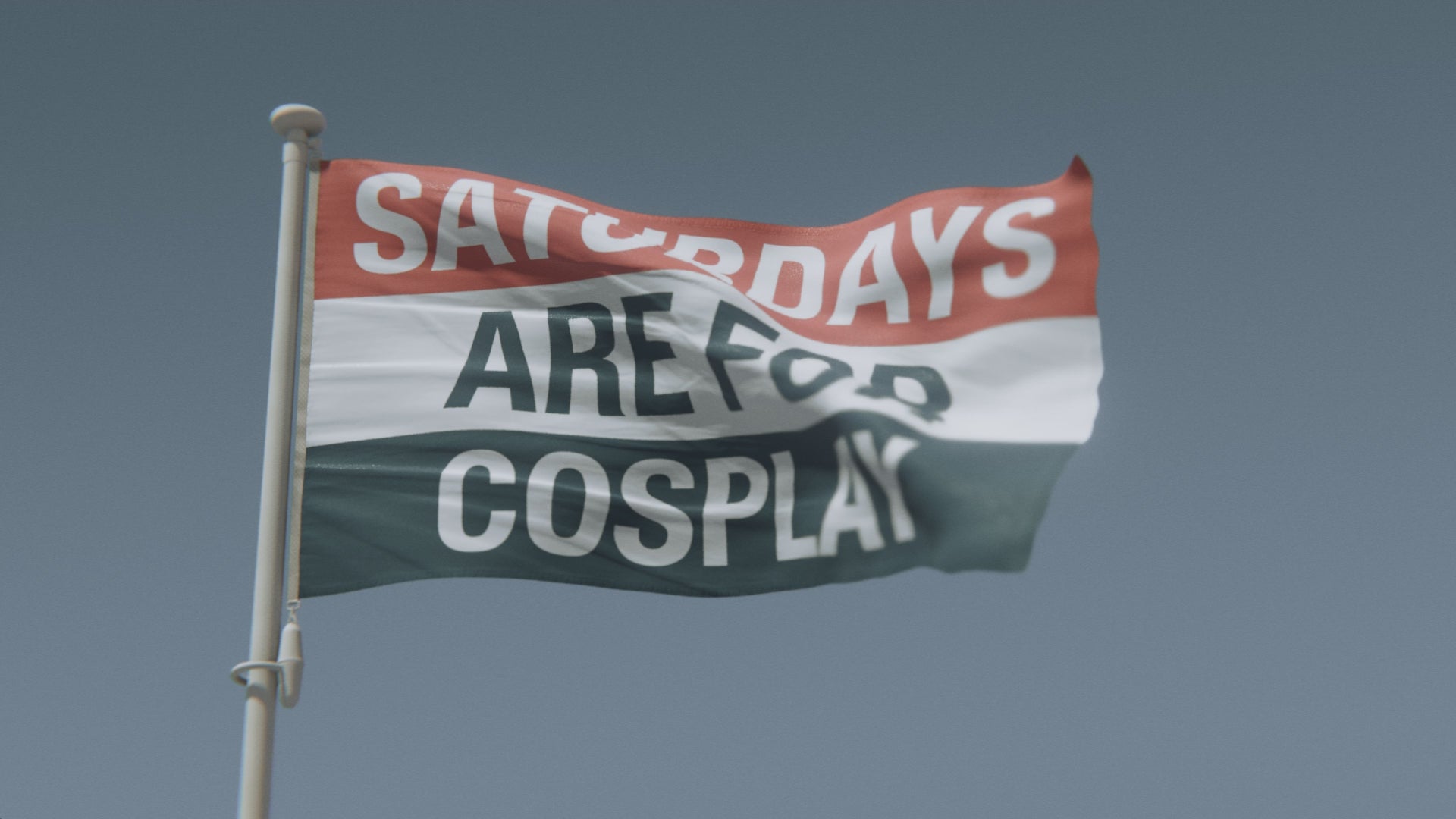 Cargar vídeo: Los sábados son para la bandera de Cosplay