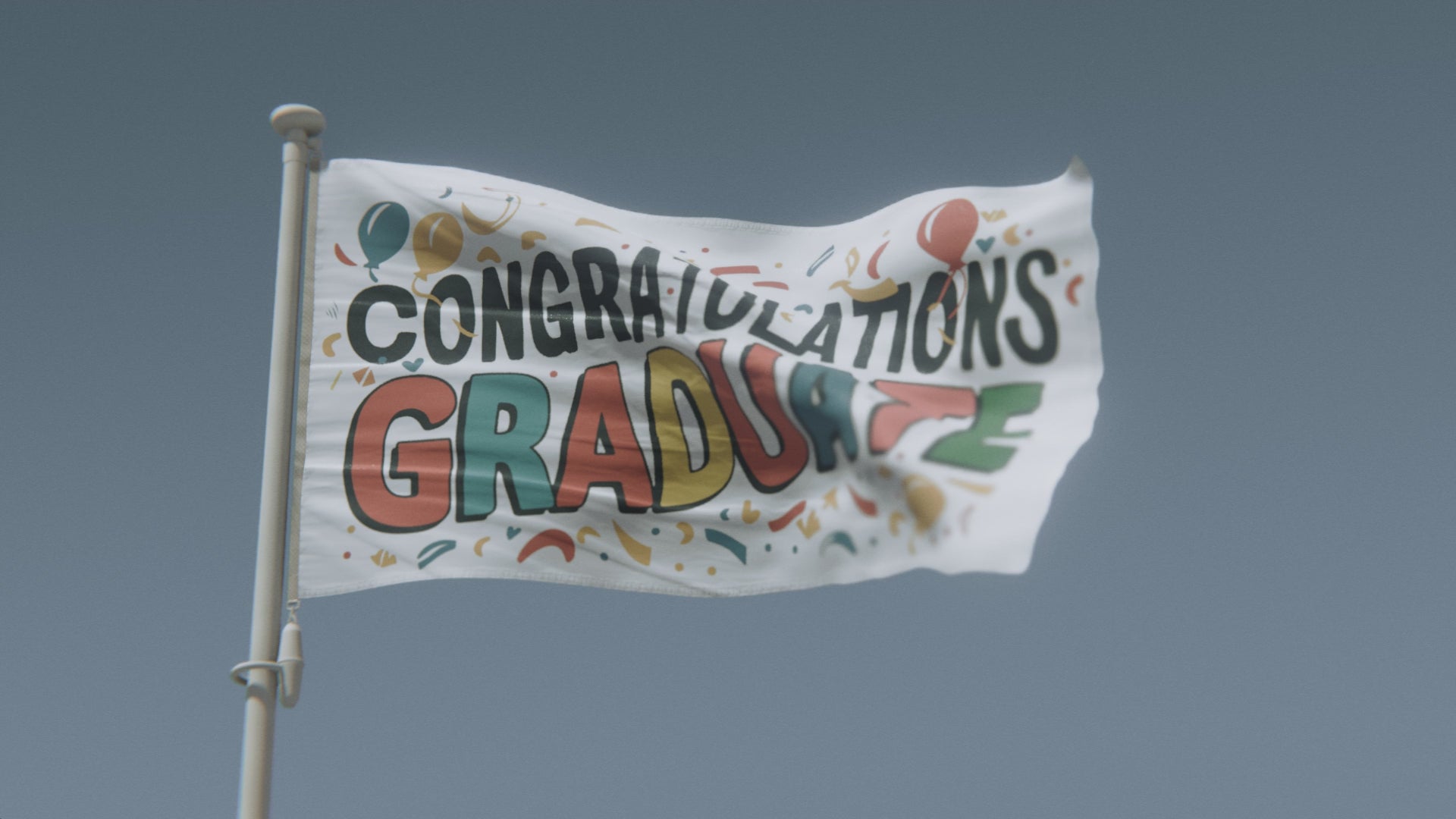 Load video: Congratulations Graduate Flag