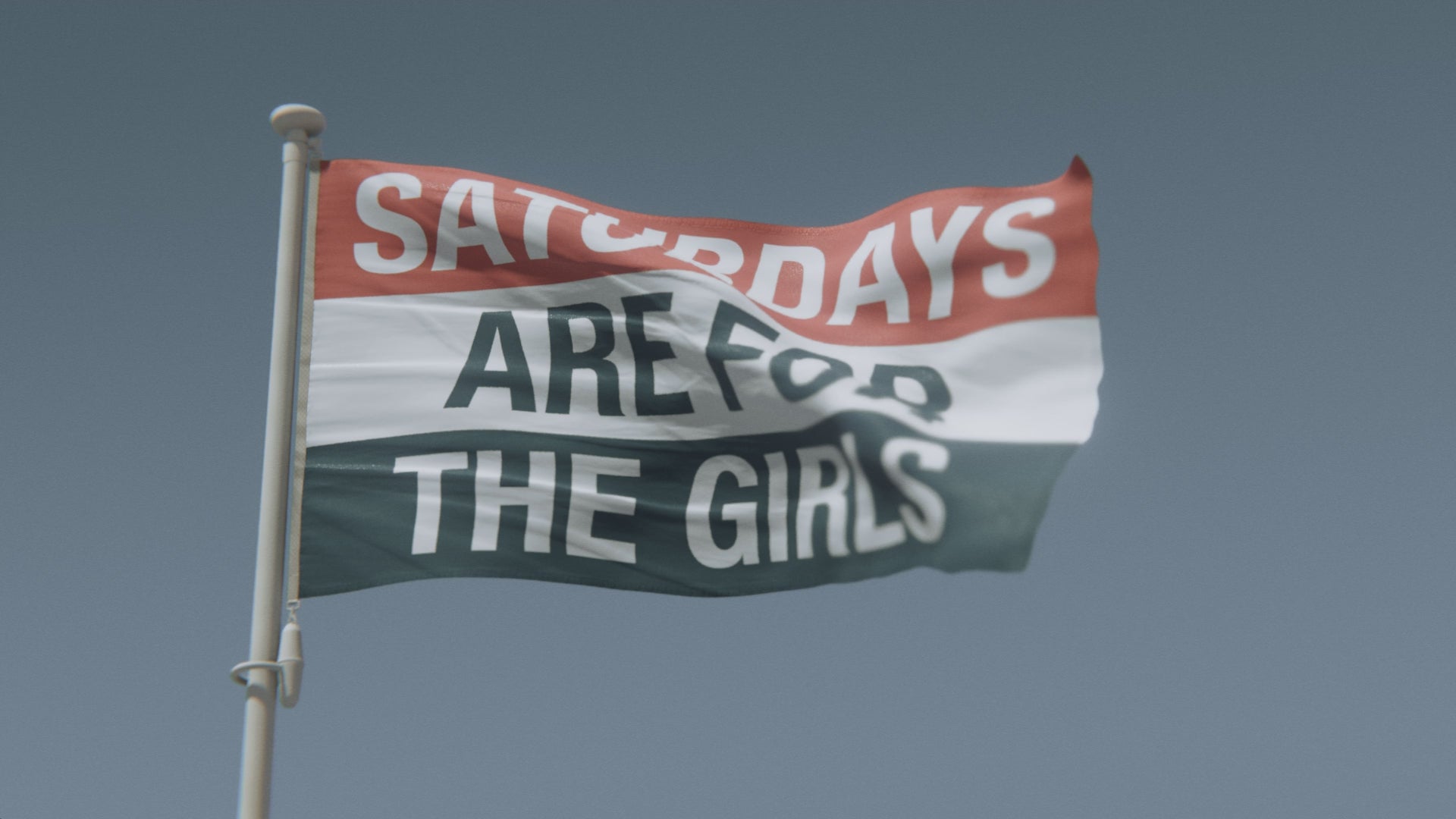 Load video: Saturdays Are for the Girls Flag